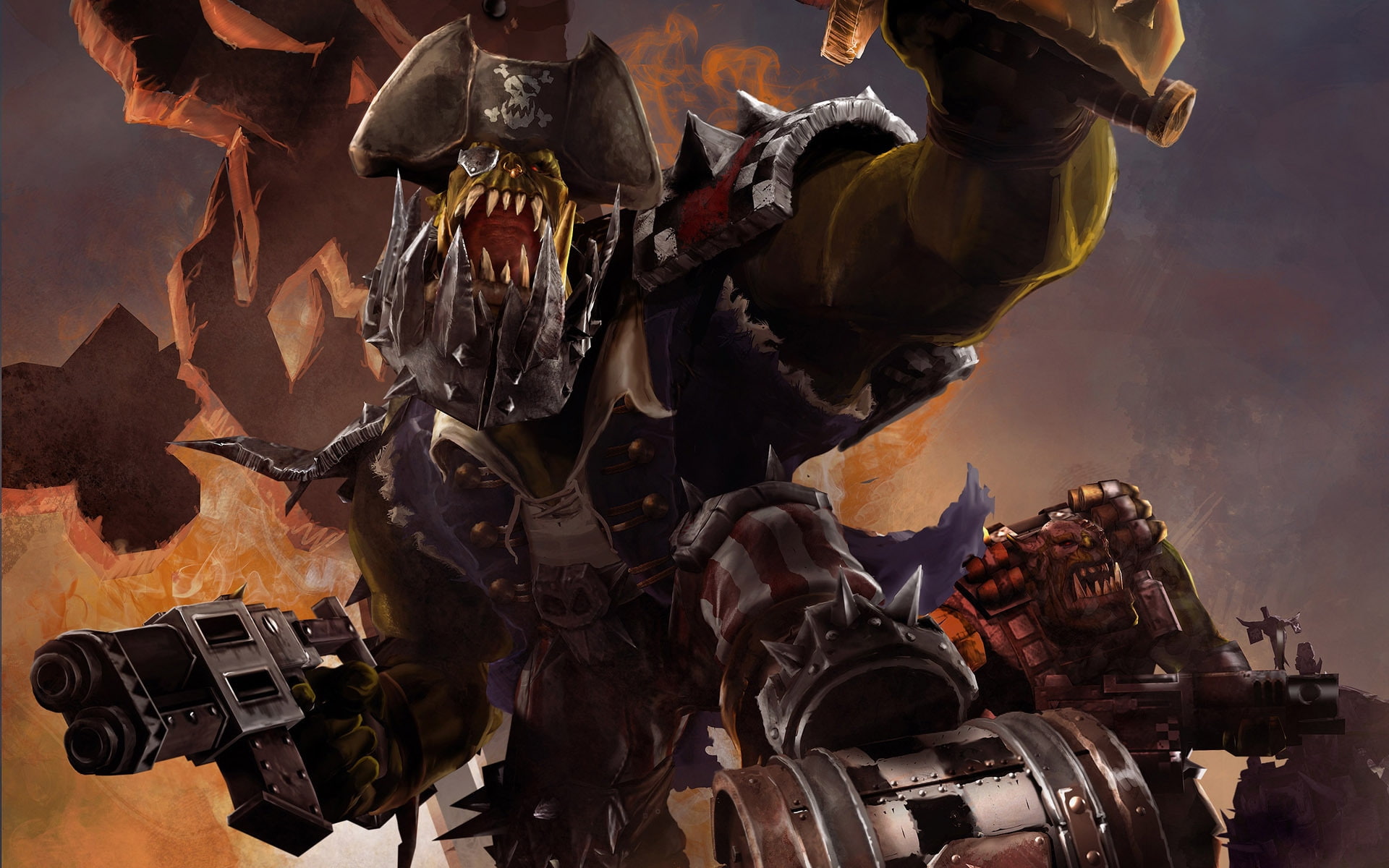 real-time, video, tactical, war, 1080P, warhammer, dawn, game, strategy, role-playing, ii, HD Wallpaper