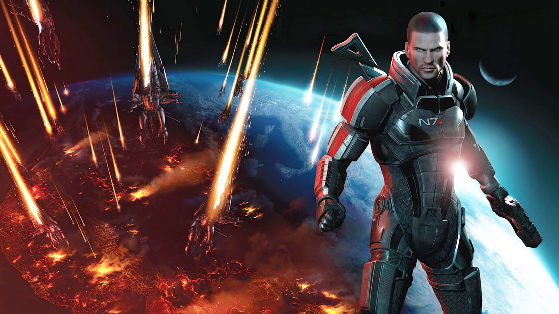effect, commander, mass, 1080P, commer, shepard, HD Wallpaper