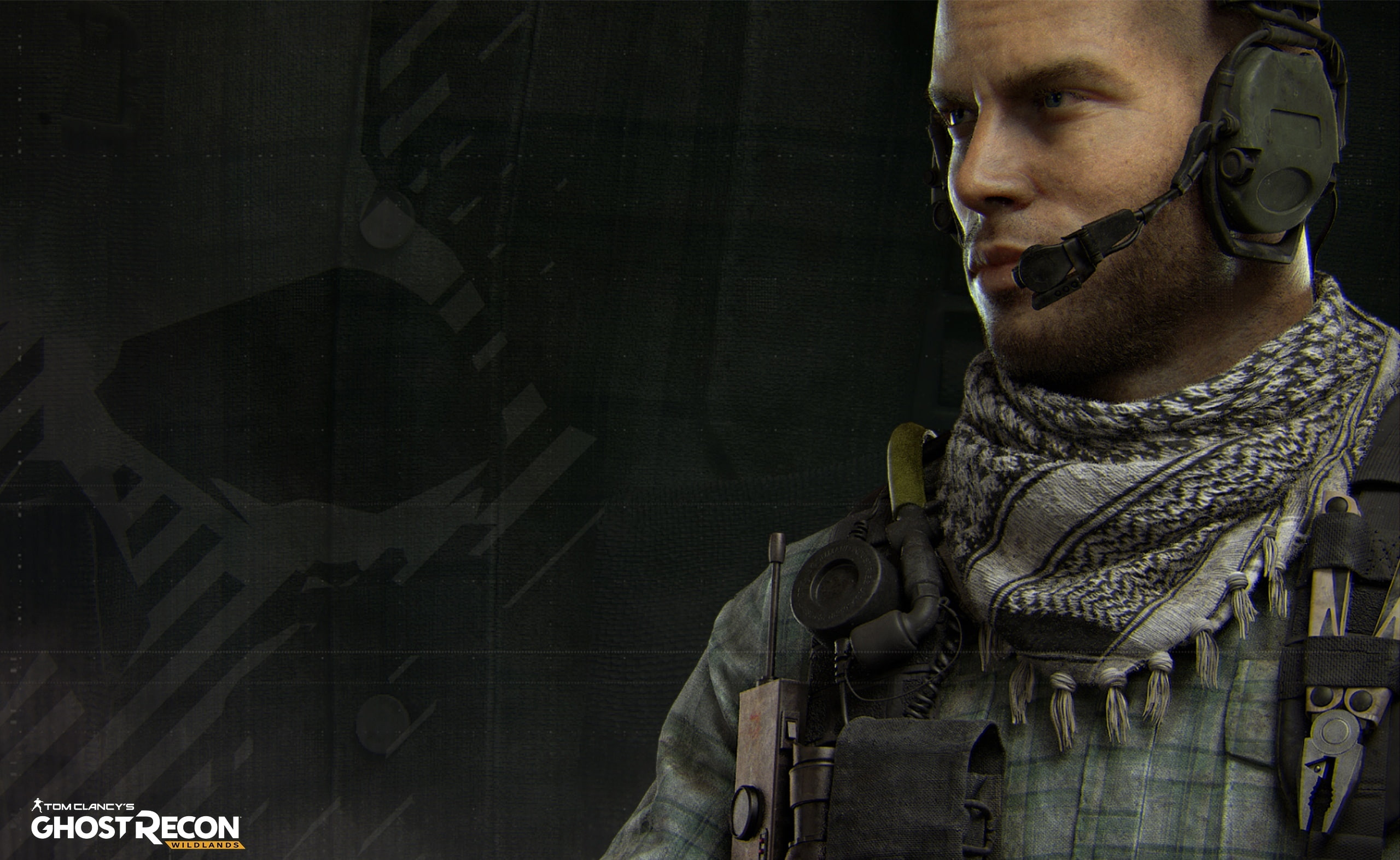 young men, headphones, Shooter, Game, Holt, young adult, one person, standing, videogame, tomclancy, front view, recon, men, indoors, Games, looking away, HD Wallpaper