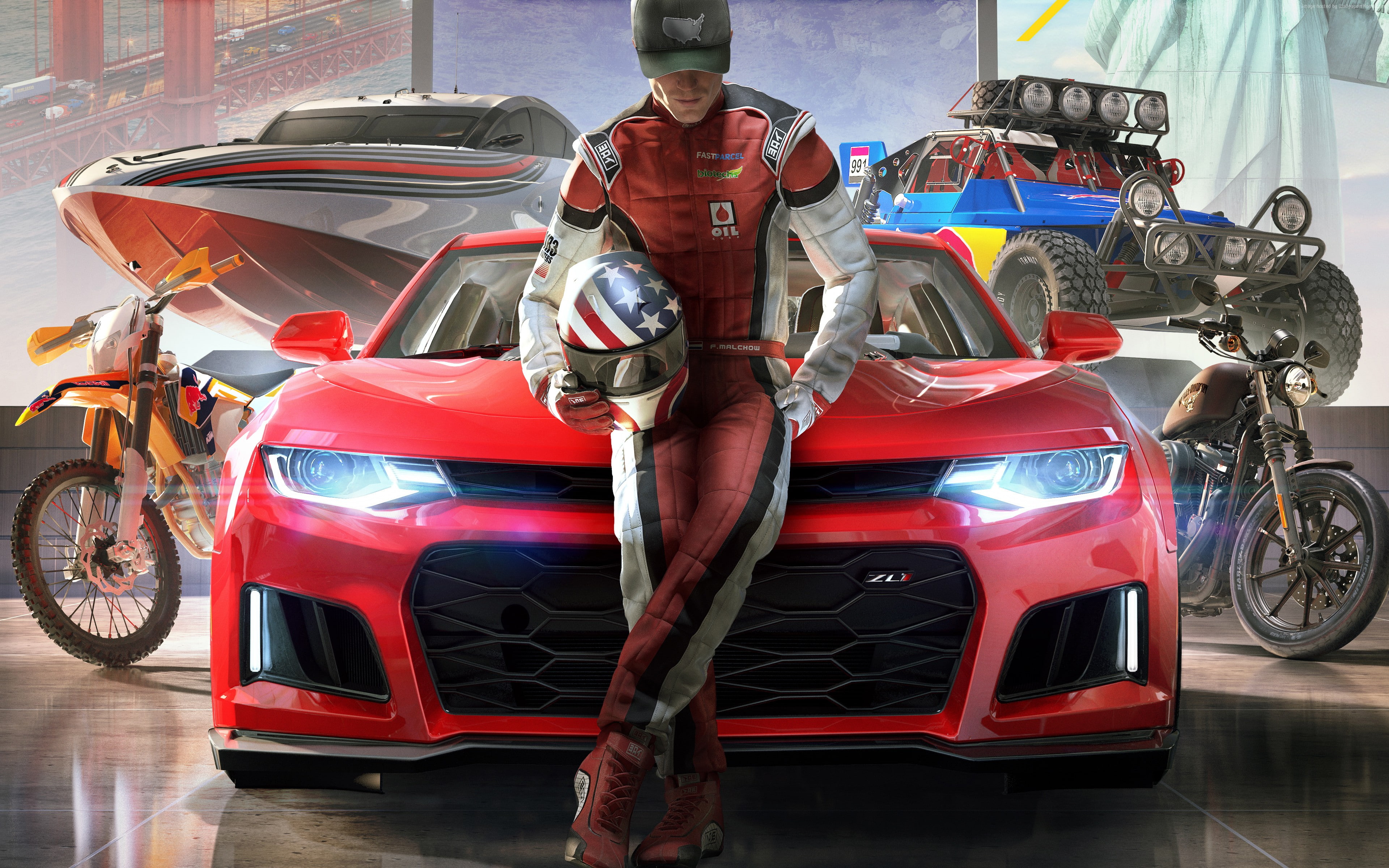 4K, The Crew 2, E3 2017, 4k, HD Wallpaper