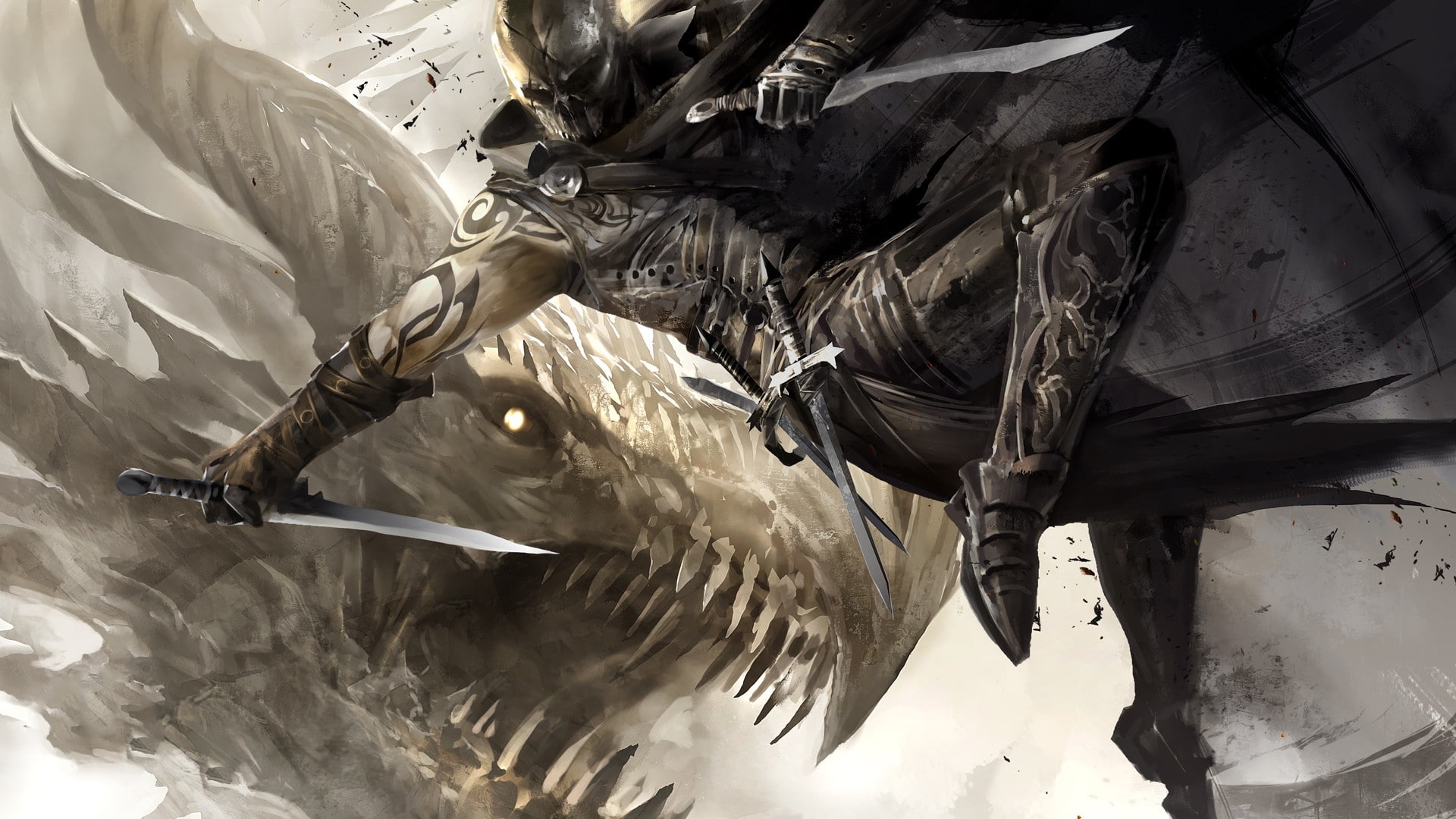animal, artwork, bird, sculpture, statue, animals in the wild, close-up, Guild Wars 2, no people, creativity, mode of transportation, art and craft, video games, HD Wallpaper