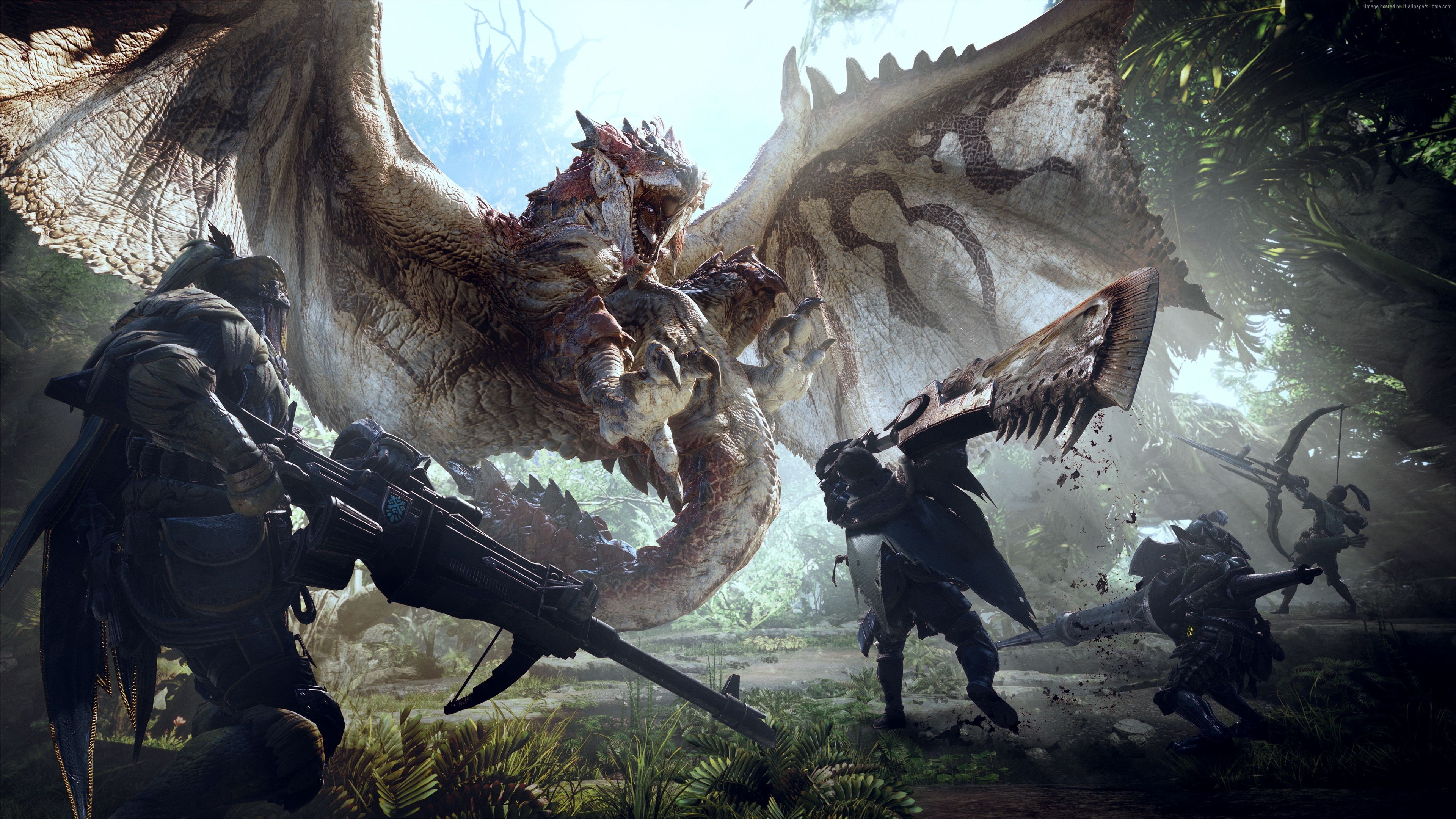 4k, Tokyo Game Show 2017, Monster Hunter, 4K, screenshot, HD Wallpaper