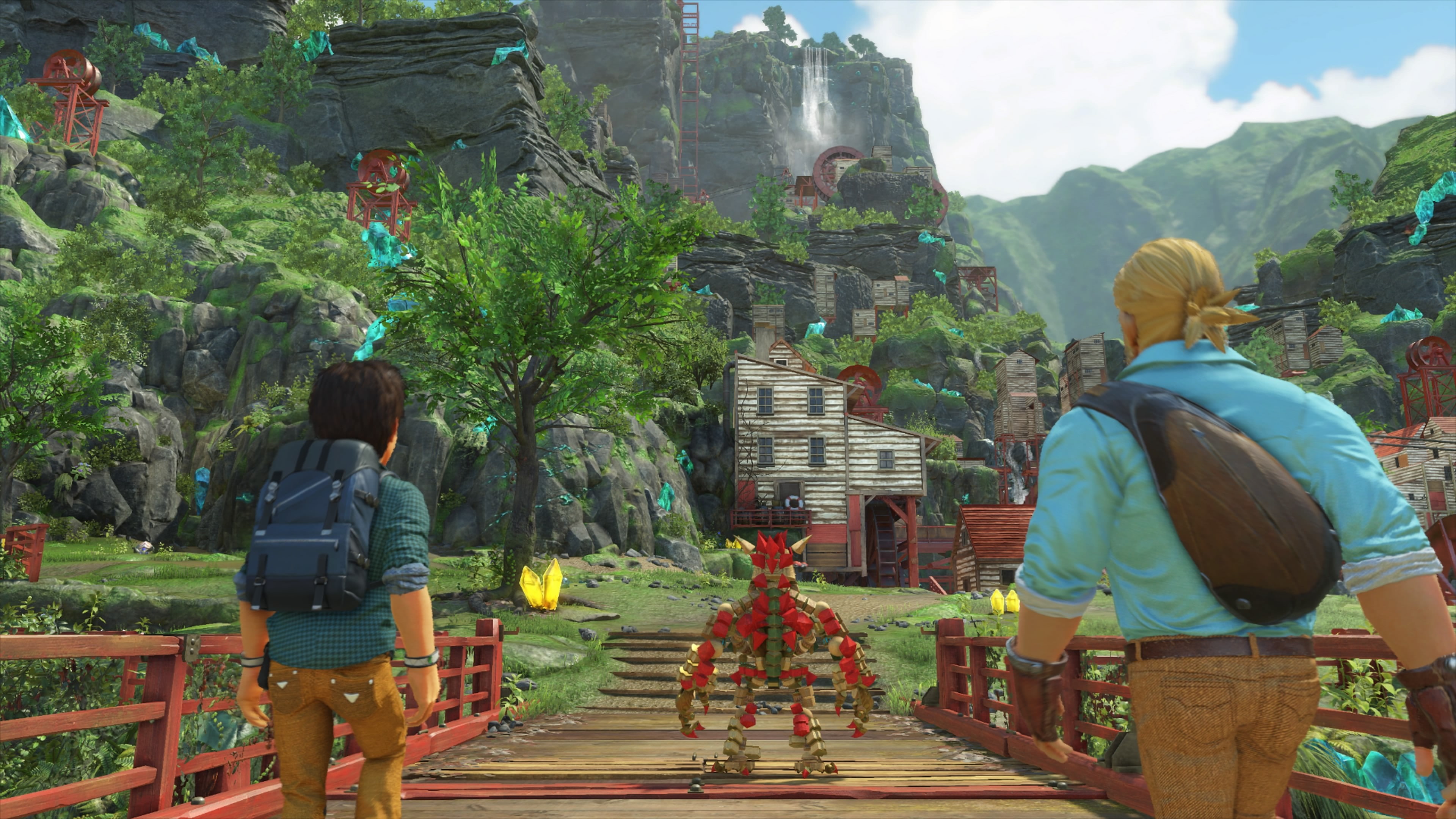 green, 4K, brown, man, Knack 2, 4k, screenshot, shirt, game, pants, d, Tokyo Game Show 2017, HD Wallpaper