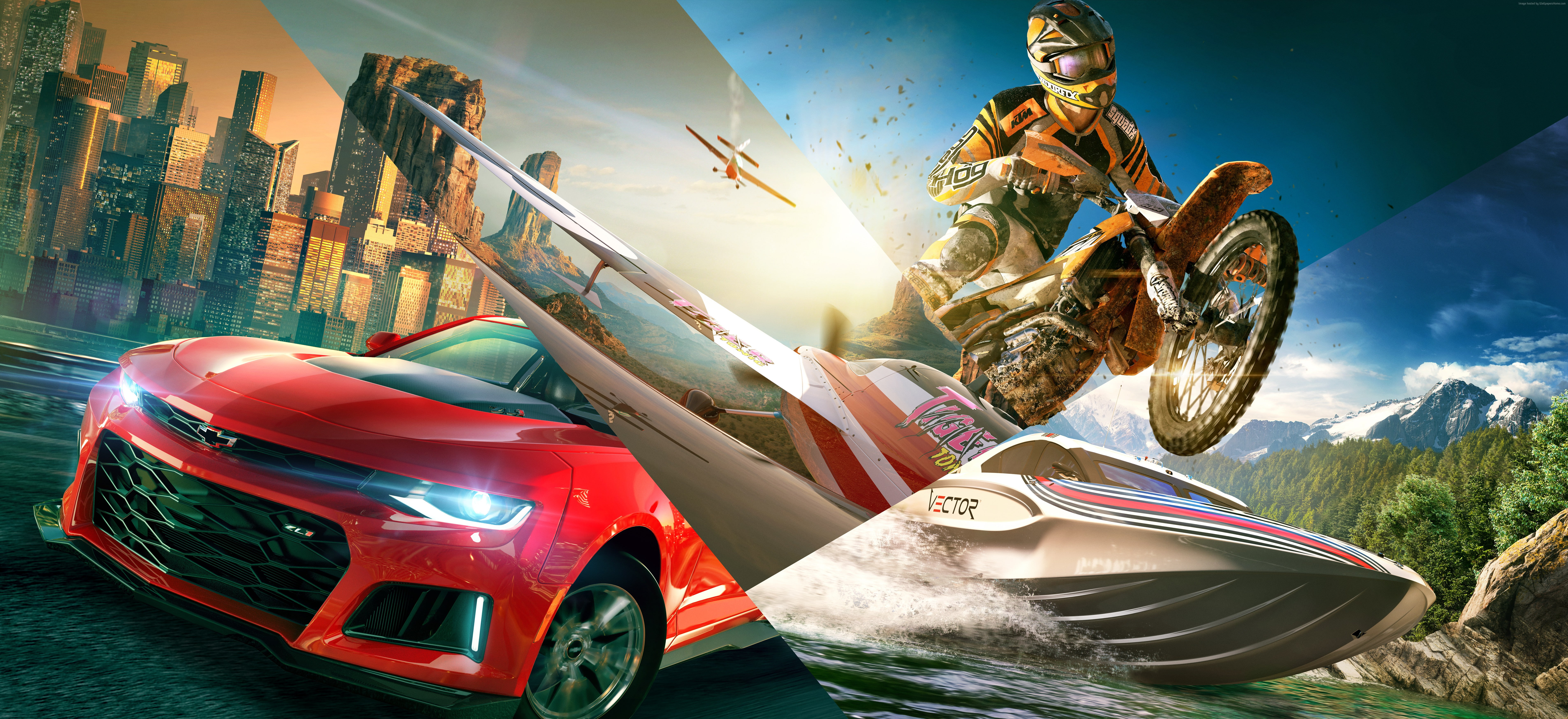 5K, 8k, 4k, E3 2017, The Crew 2, HD Wallpaper