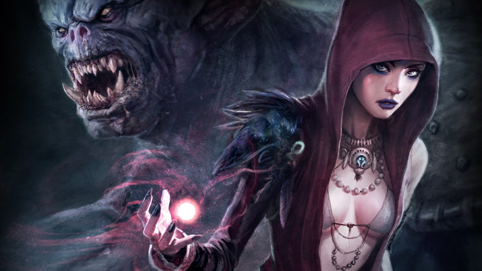dragon, morrigan, age, monster, magic, video games, hd, 1080P, HD Wallpaper