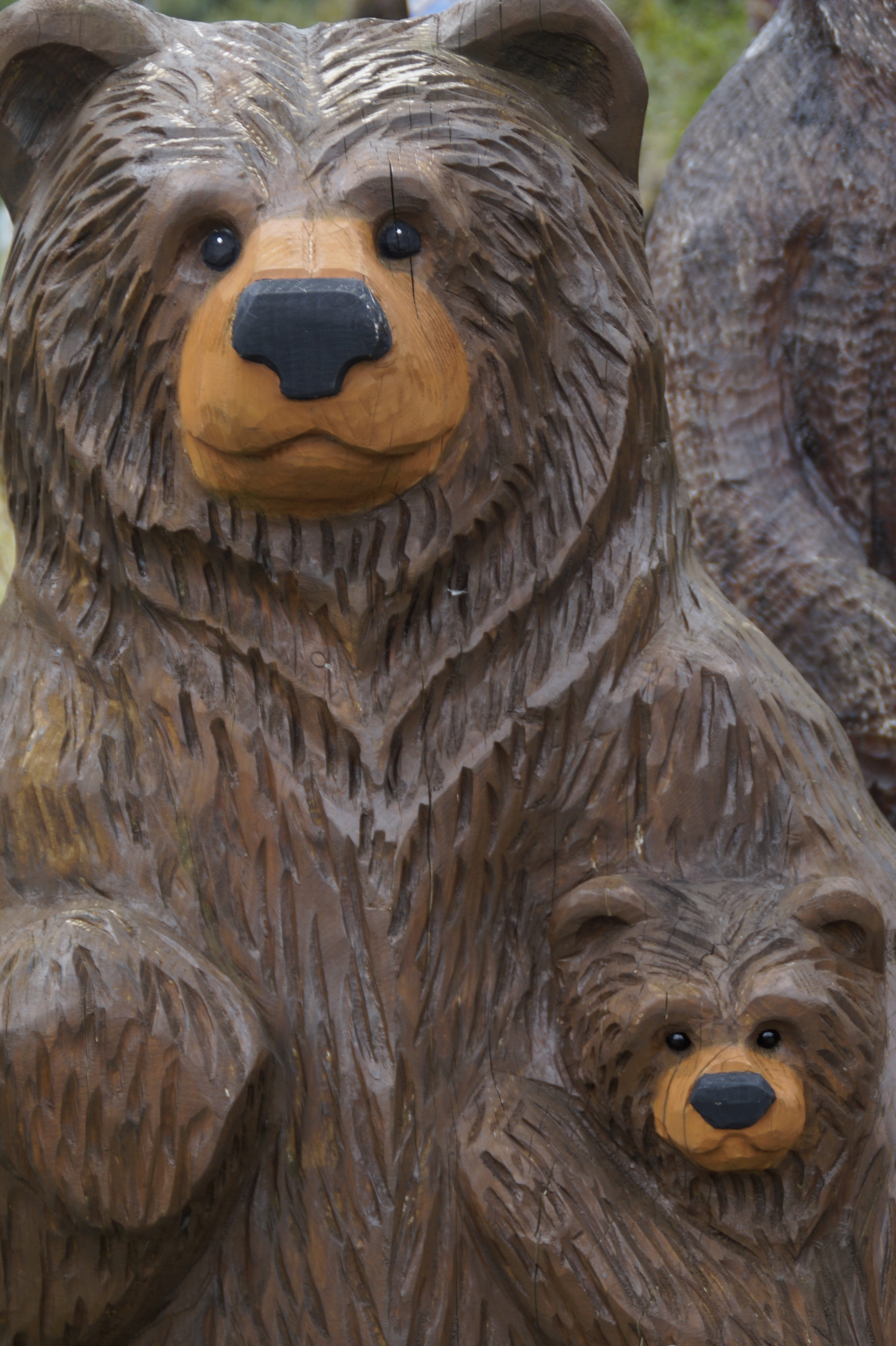 animal wildlife, master petz, teddy, 5K, art and craft, focus on foreground, close-up, human representation, animal body part, statue, brown bears, sculpture, Phone HD Wallpaper
