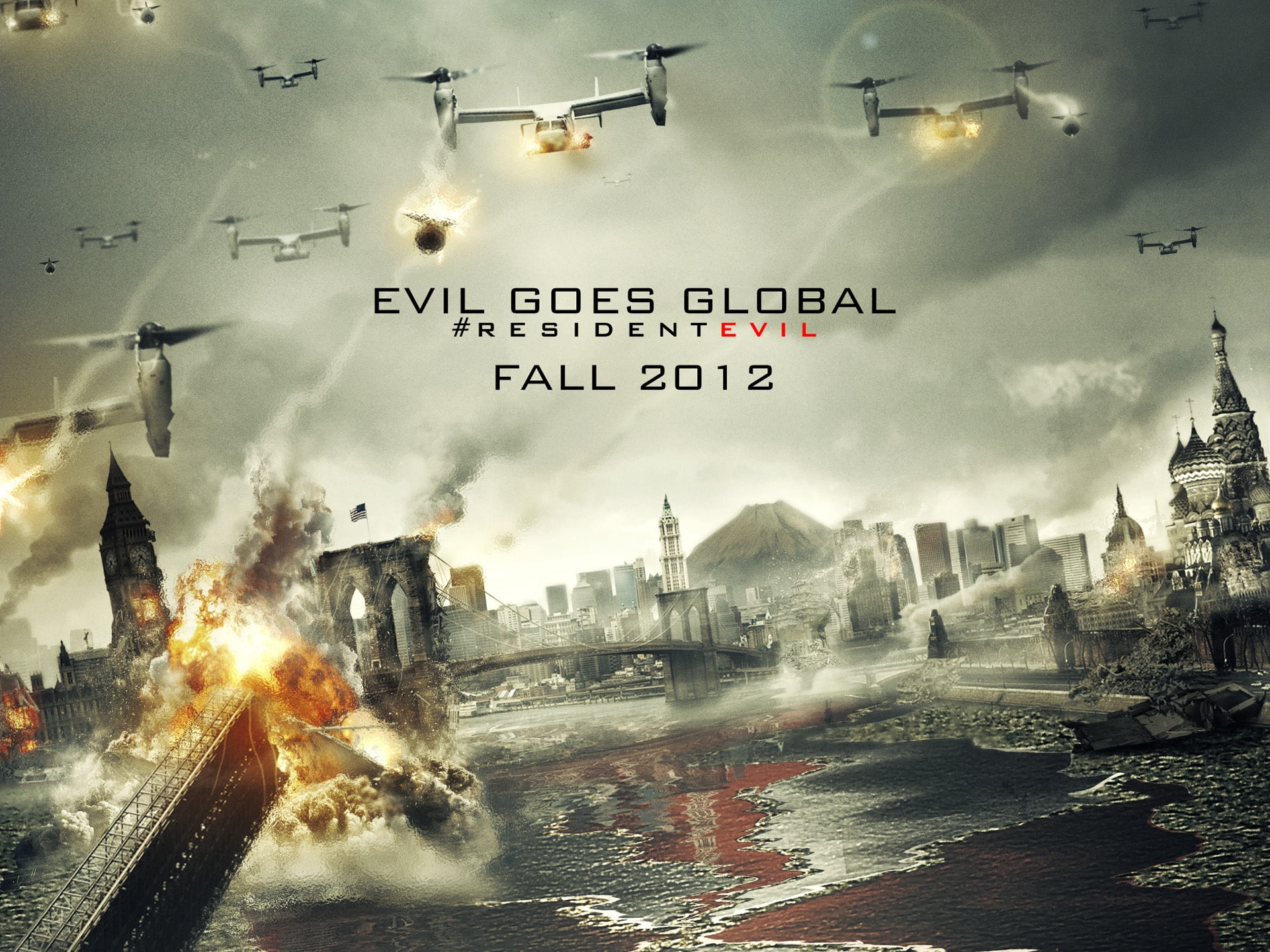 Resident, 2012, Retribution, Evil, 1080P, HD Wallpaper