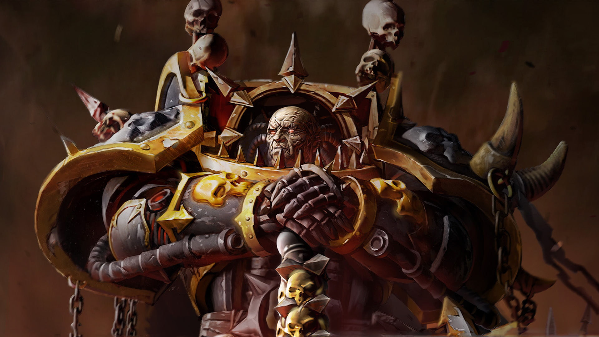armor, Dawn of War 2, spark, 1080P, 40000, space Marines, Warhammer, eyes, chaos, HD Wallpaper