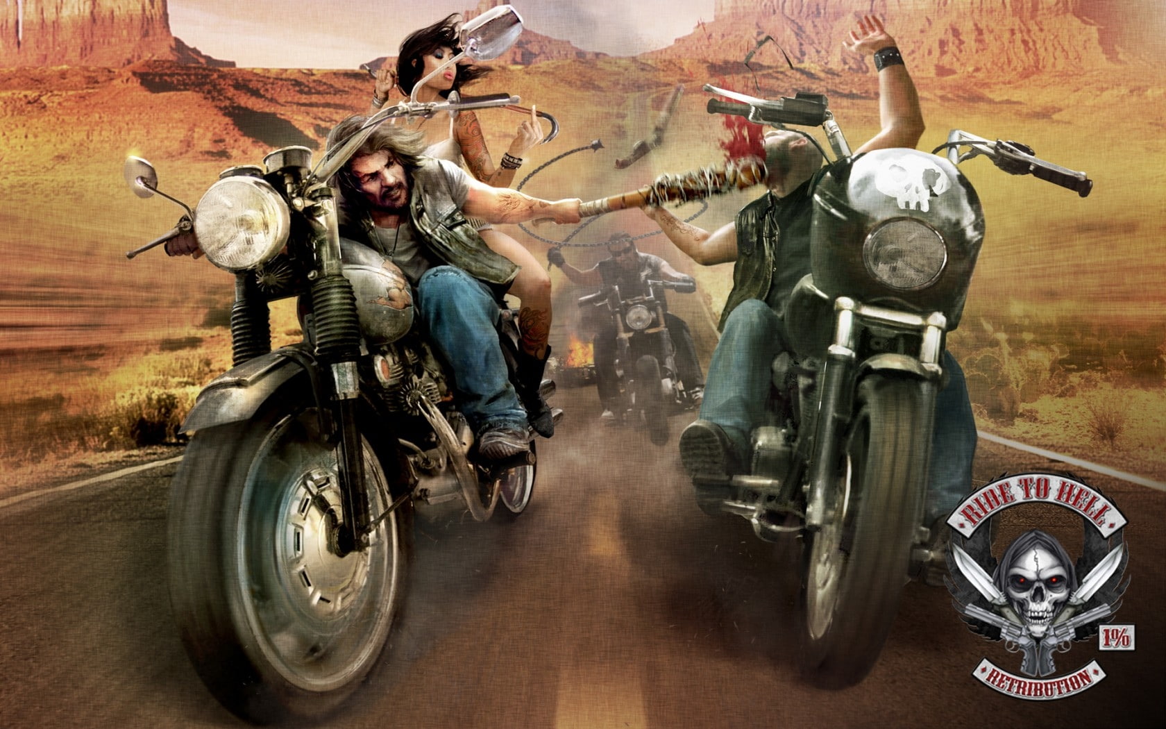trip, bike, biker, ride, gangster, motorcycle, hell, retribution, 720P, HD Wallpaper