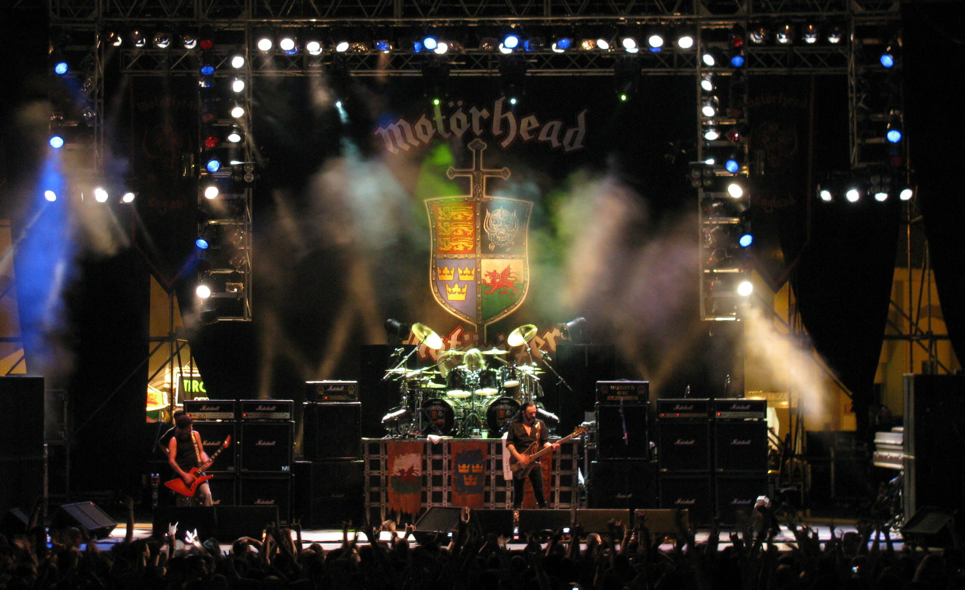 guitars, rock, 1080P, concerts, motorhead, guitar, metal, concert, hard, heavy, HD Wallpaper