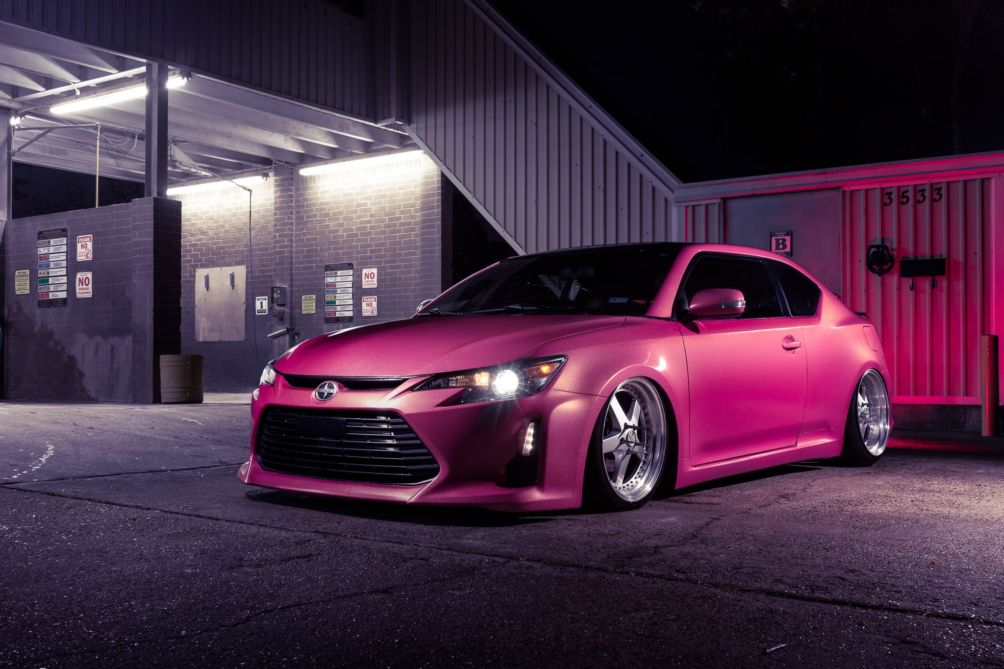 tS, 2014, Car, Pink, Scion, 1080P, HD Wallpaper