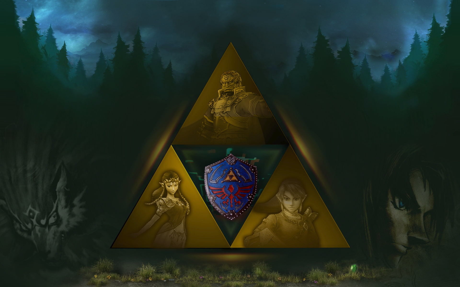 hd, video games, 1080P, triforce, zelda, HD Wallpaper