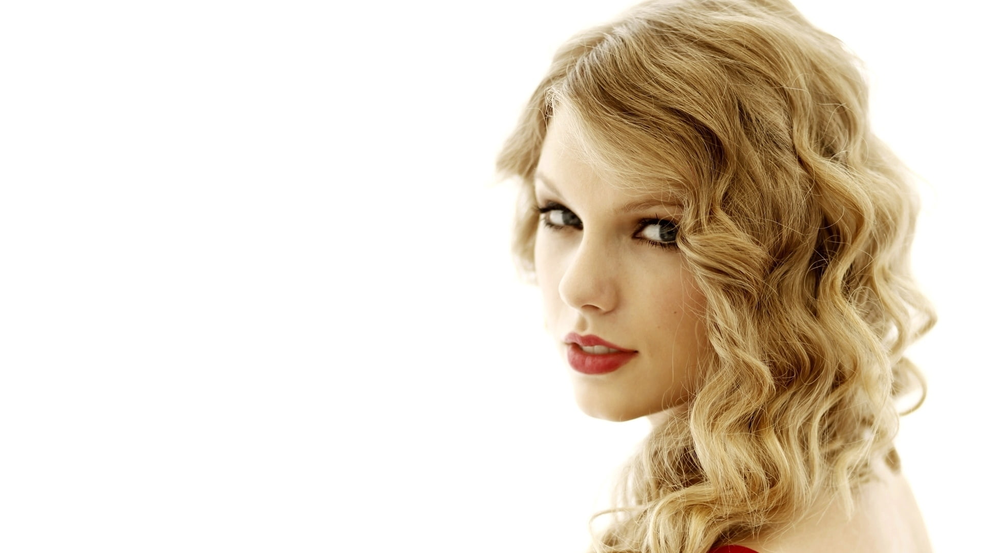 white background, face, taylor, background, 1080P, taylor swift, white, blonde, swift, HD Wallpaper