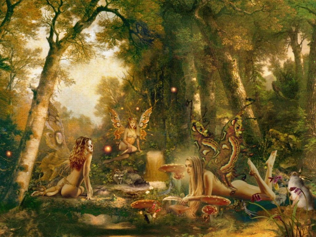 480P, fae, fairy, hd, wood, ELF, mystic, art, fantasy, abstract, myth, dreamlike, HD Wallpaper