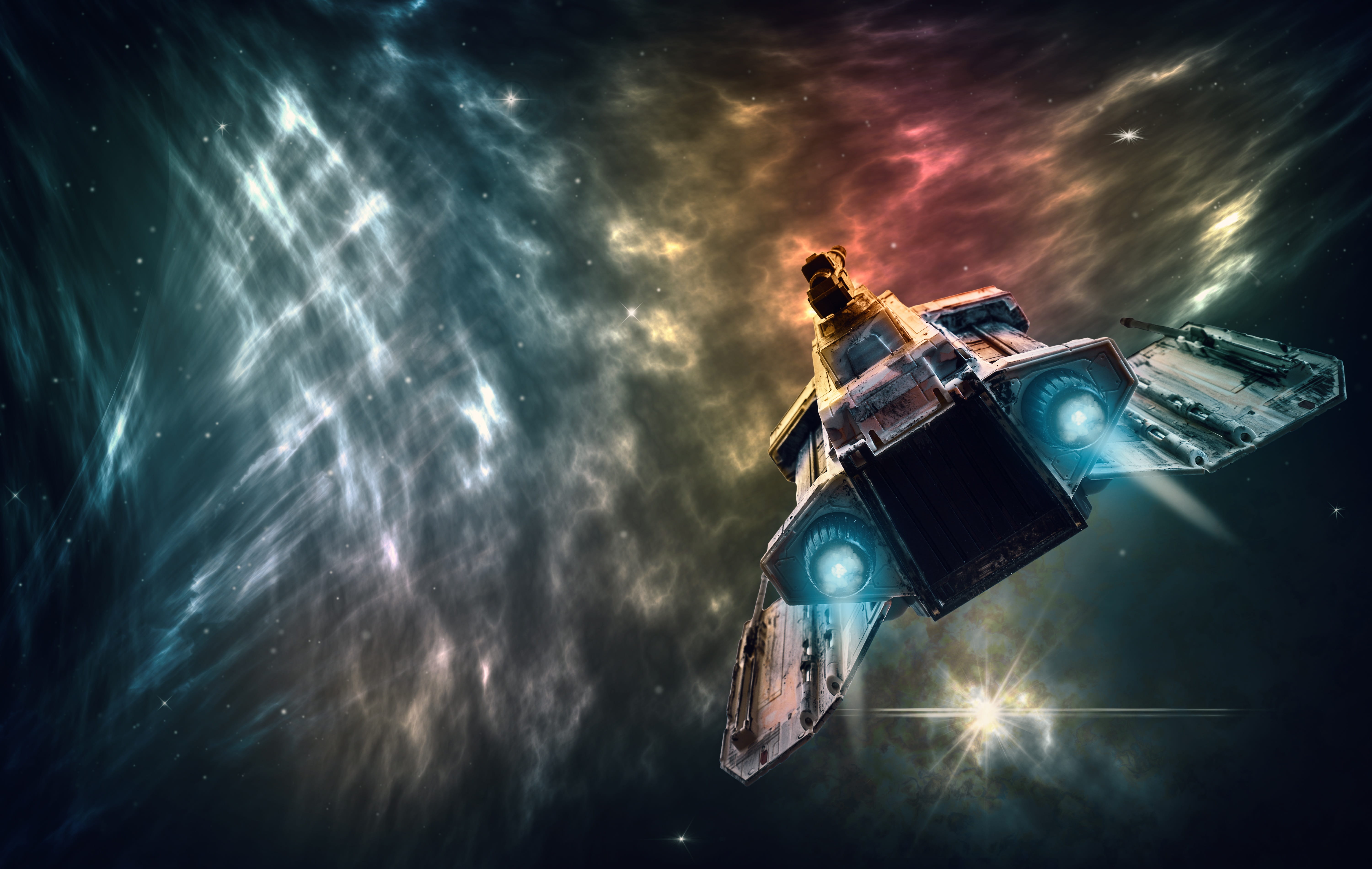dark, sky, cosmos, astronomy, arts culture and entertainment, outdoors, nebula, surreal, cloud - sky, galaxy, beauty in nature, sci fi, orbit, dreamlike, HD Wallpaper