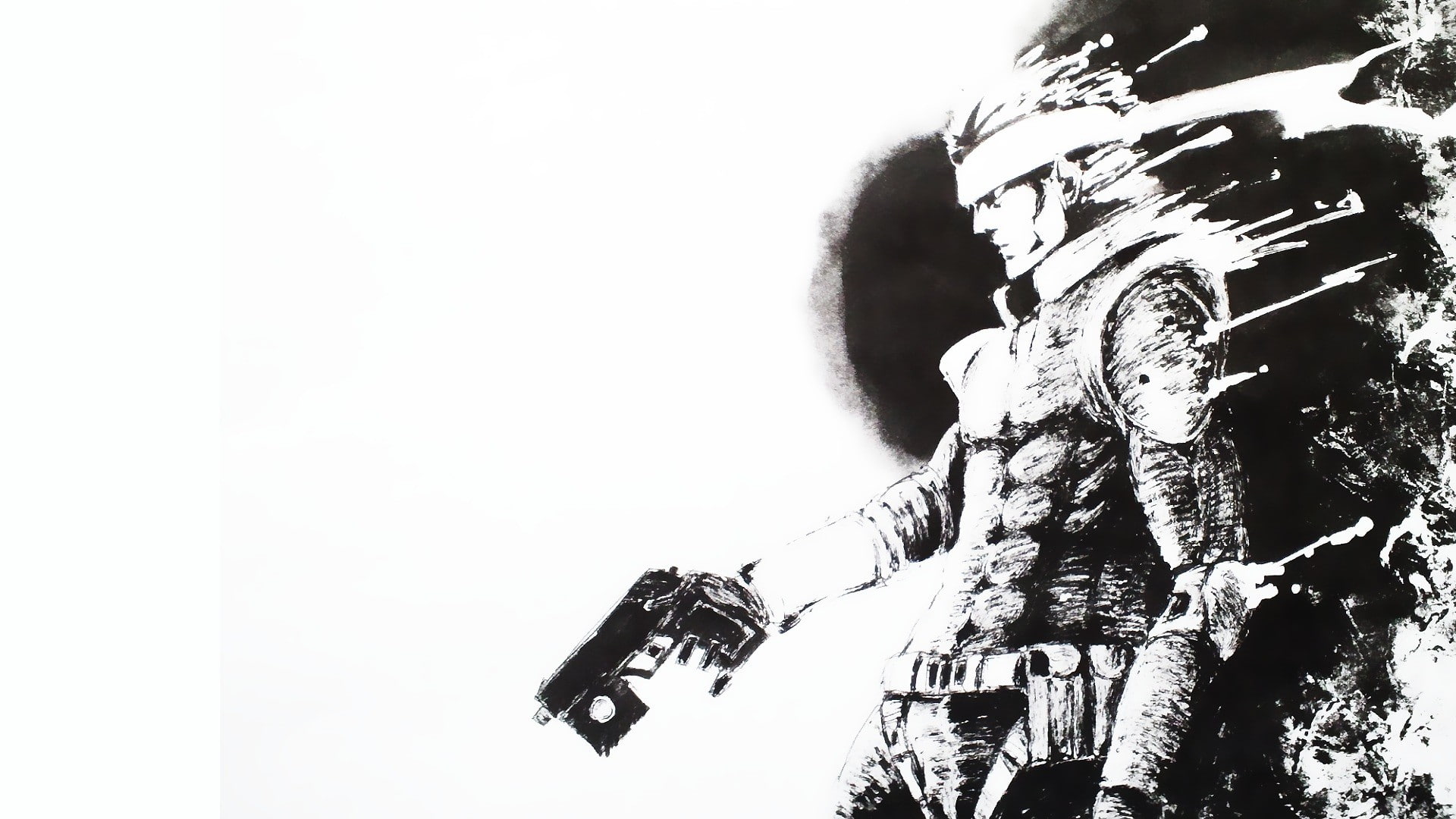 gamers, 1080P, Metal Gear, Metal Gear Solid, painting, HD Wallpaper
