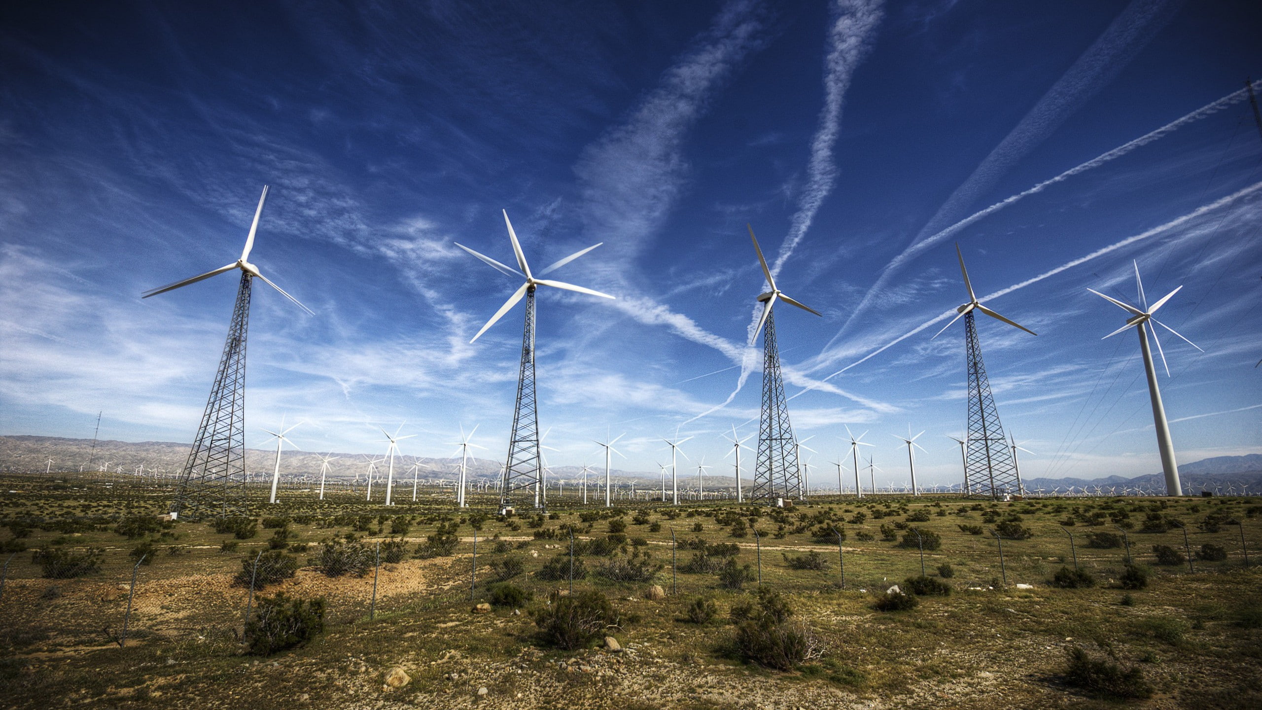 wind turbine, environment, scenics - nature, renewable energy, turbine, environmental conservation, alternative energy, no people, field, non-urban scene, HD Wallpaper