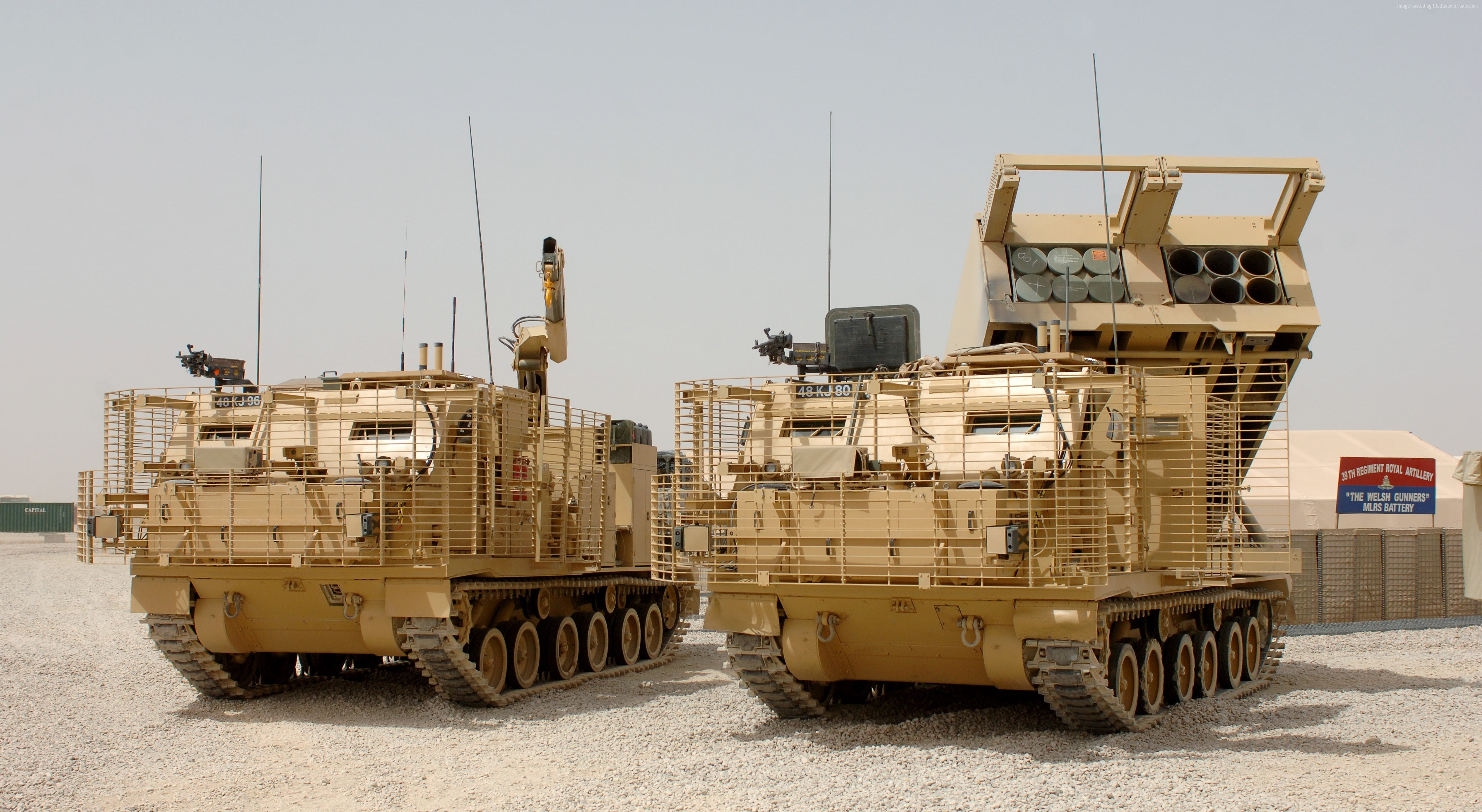 Multiple Launch Rocket System, U.S. Army, Afghanistan, missile, MLRS, M270, 4K, M270A1, HD Wallpaper