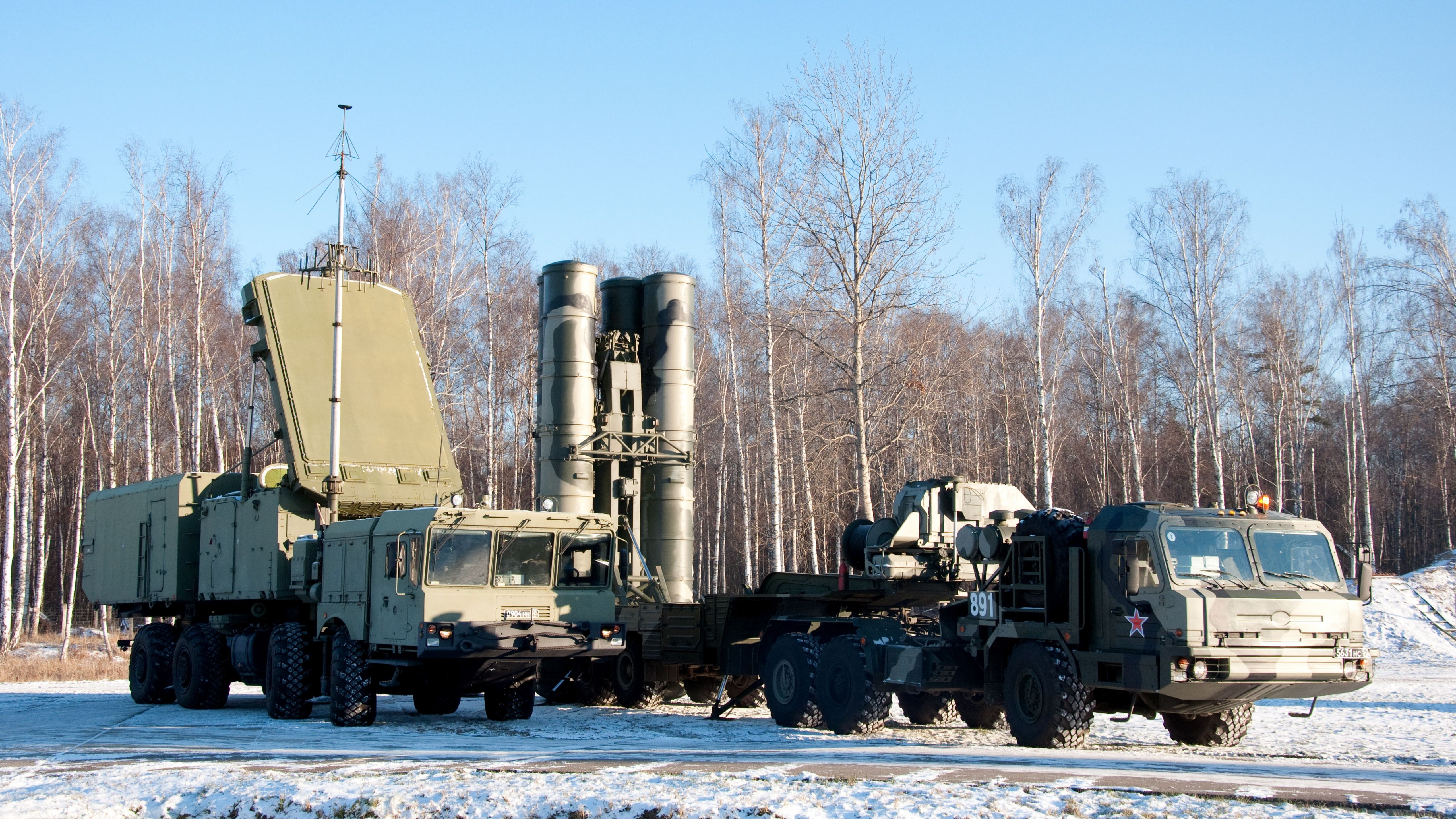 military, two, rocket, missile, Russian Armed Forces, SAM system, SA-21, snow, anti-aircraft, 5K, Triumf, Russia, weapon, S-400, Growler, vehicle, launcher, HD Wallpaper