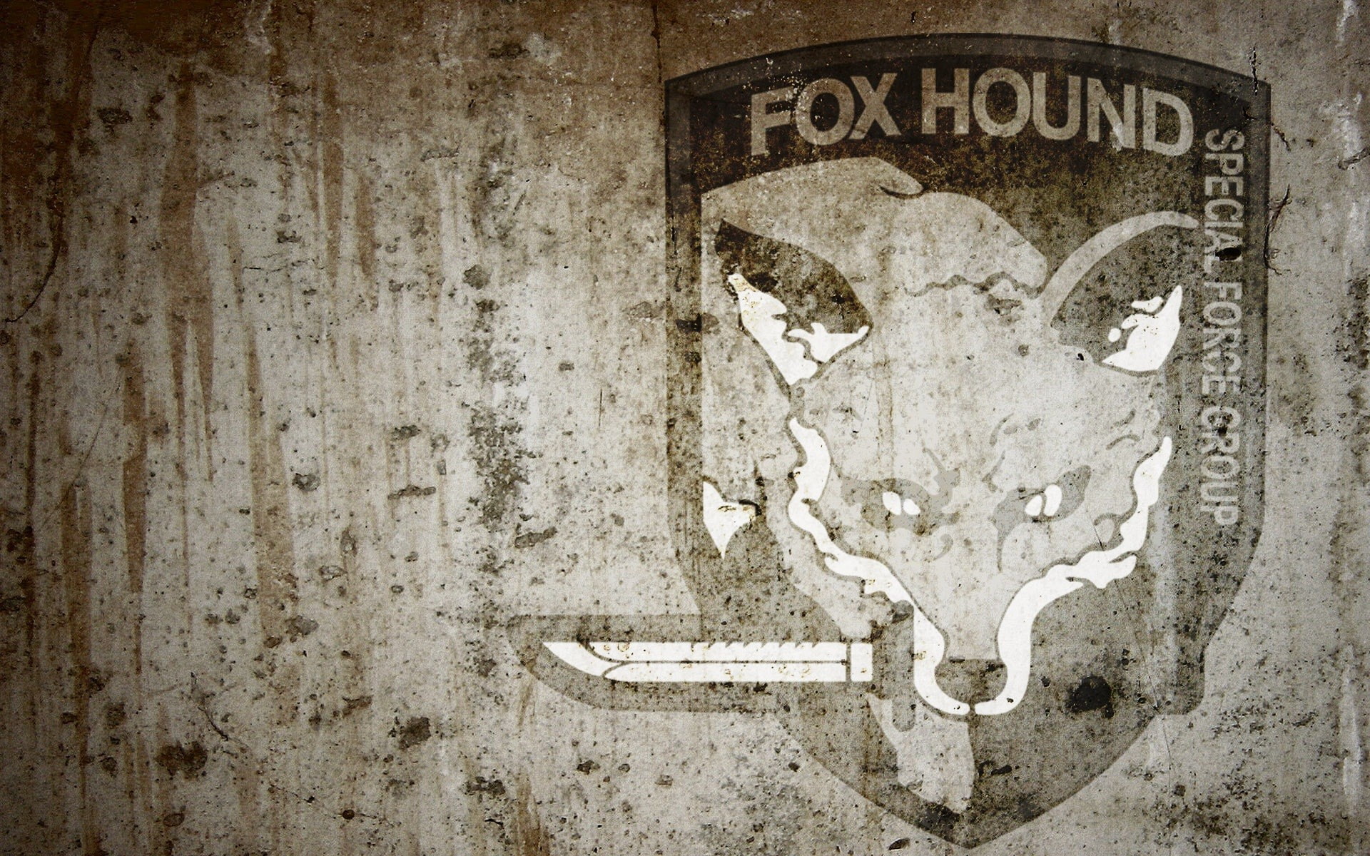 fox, Video Game Art, 1080P, FOXHOUND, video games, knife, Metal Gear, HD Wallpaper