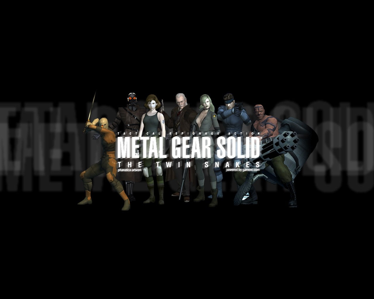 720P, metal gear solid the twin snakes, HD Wallpaper