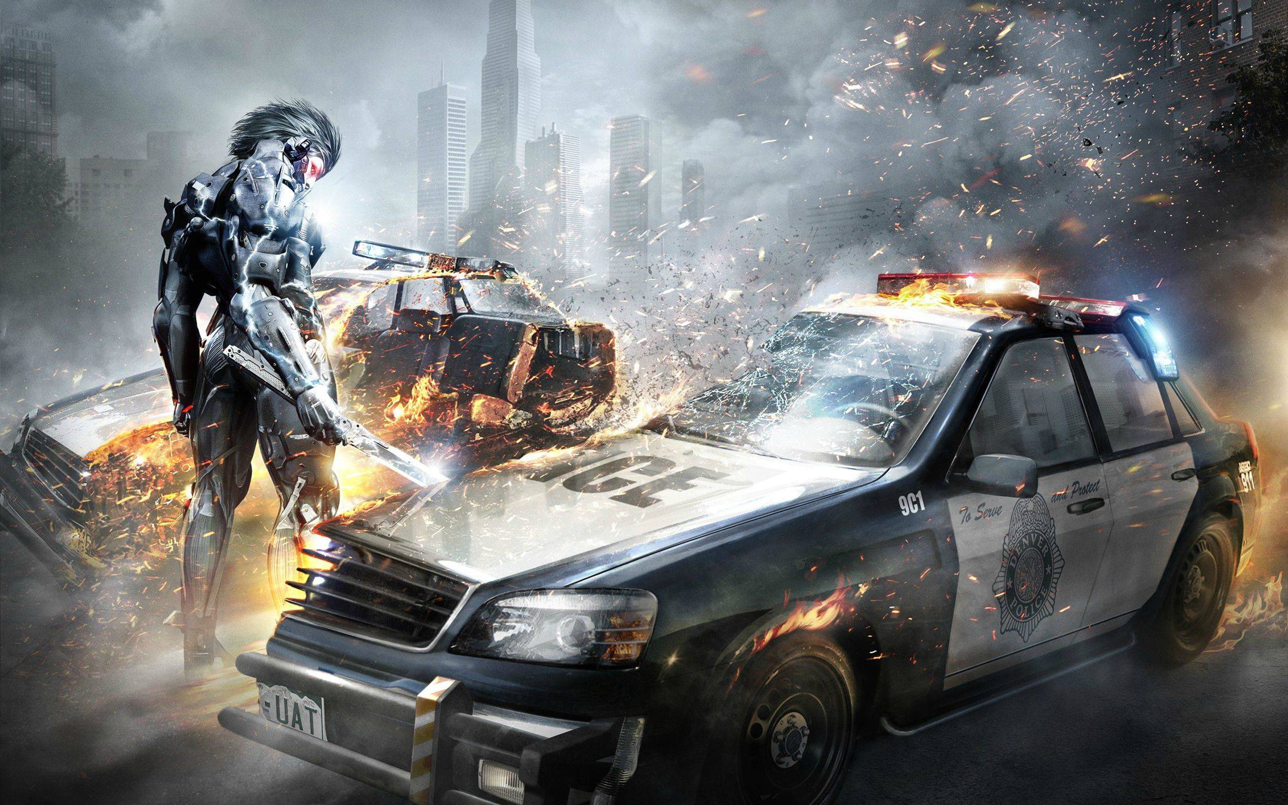 revengeance, gear, 2K, 2013, rising, metal, HD Wallpaper