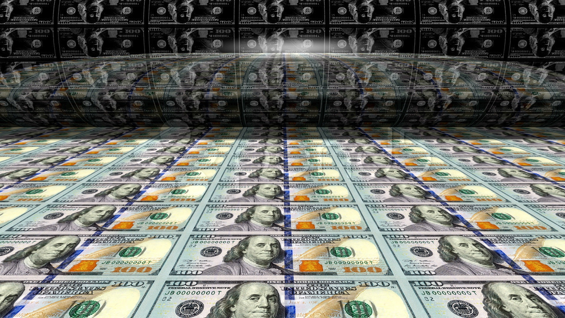 1080P, currency, dollars, the printing press, HD Wallpaper
