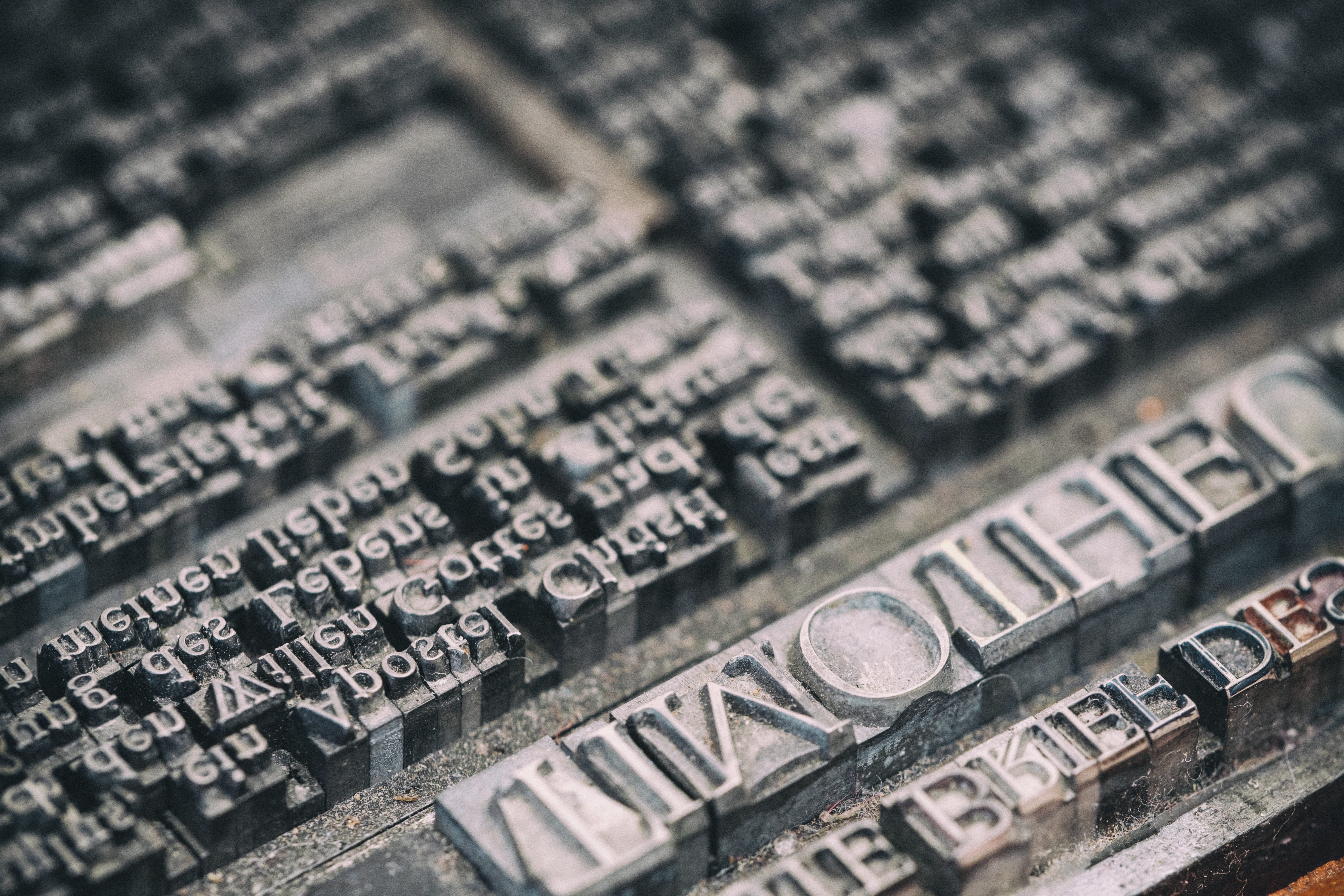old, pressure plate, western script, text, business, selective focus, printing technology, communication, 5K, finance, set, indoors, no people, printing, HD Wallpaper