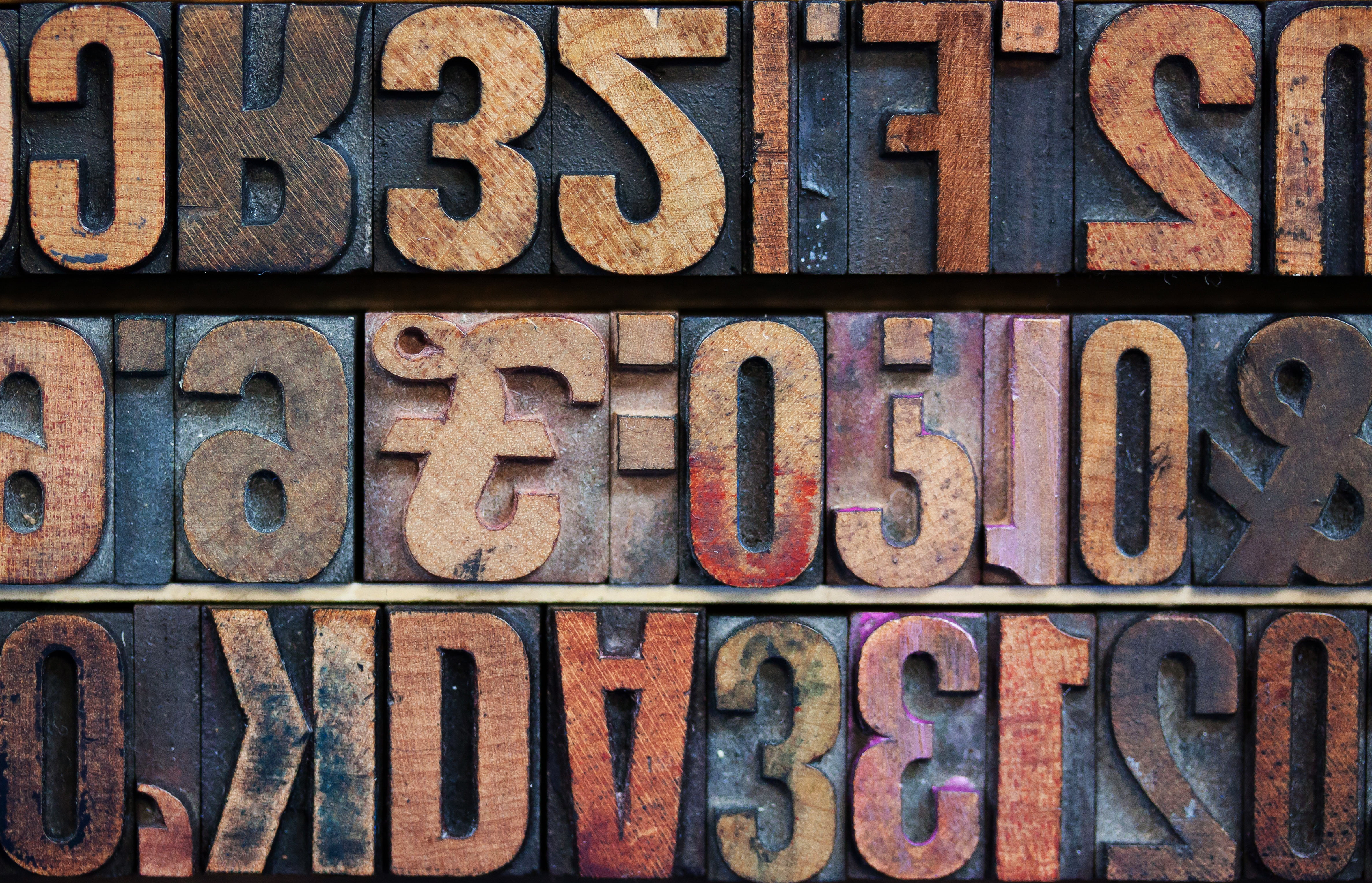 full frame, choice, western script, printing press, antique, letters, capital letter, signs, orthographic symbol, typescript, close-up, letter, texture, HD Wallpaper