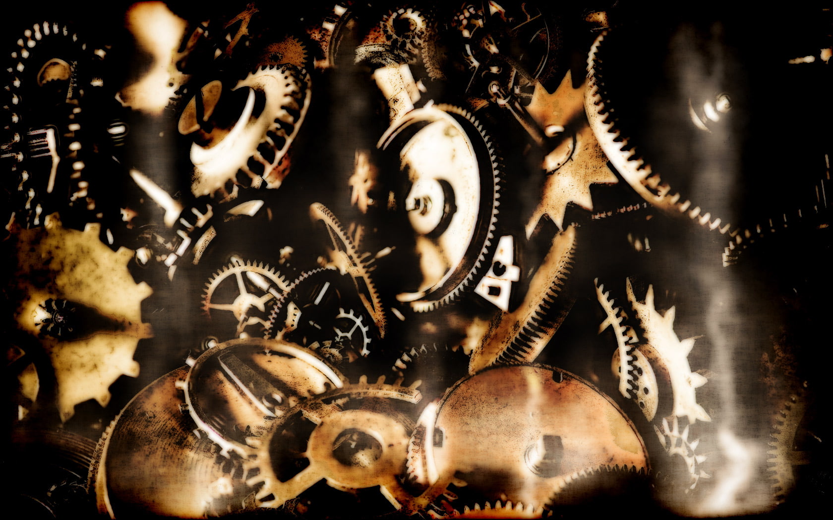 cogs, 720P, gears, steampunk, mechanical, HD Wallpaper