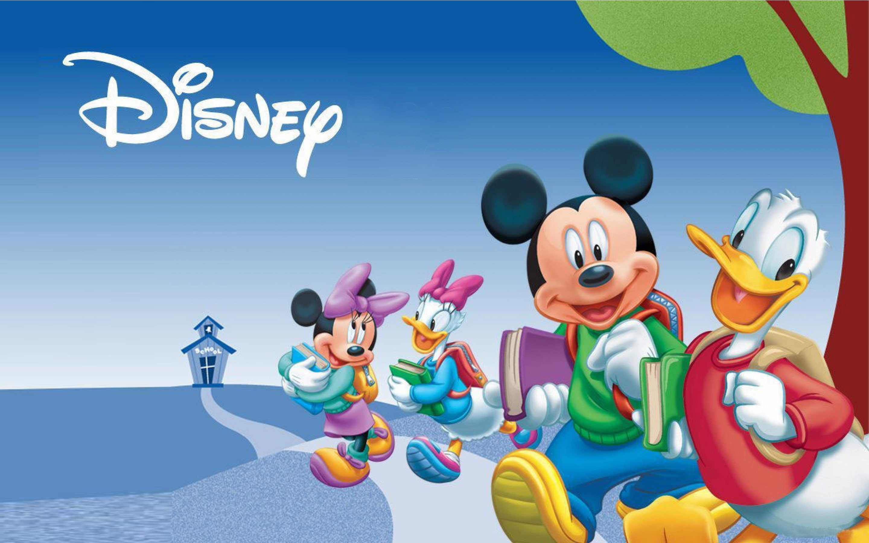 hd, disneywallpaper, mouse, 2K, donald, mickey, duck, HD Wallpaper