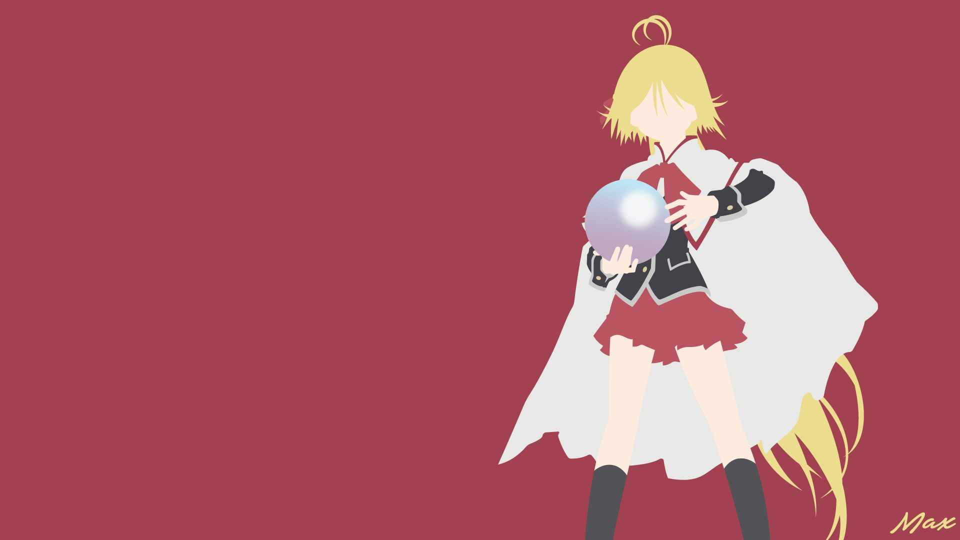 Mira Yamana, Anime, 1080P, Trinity Seven, HD Wallpaper