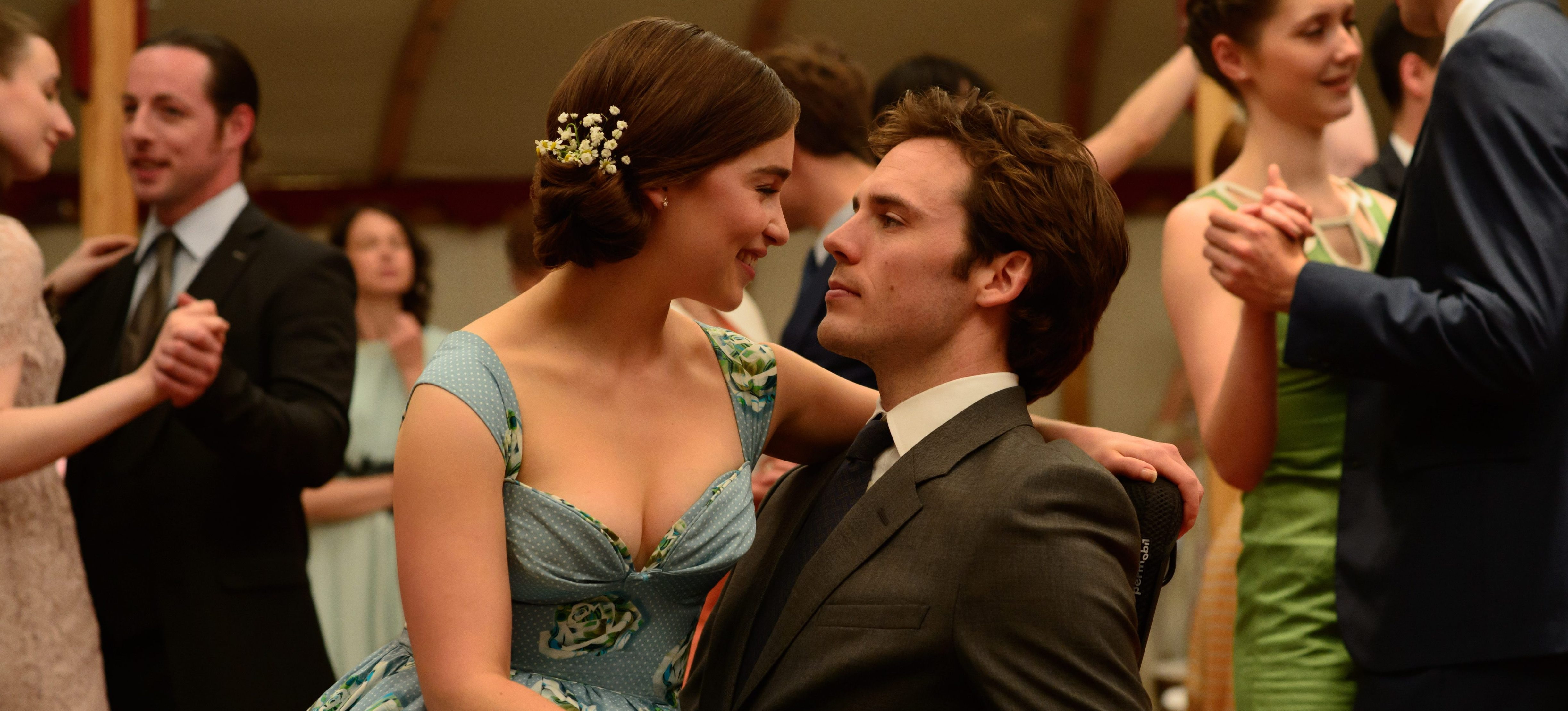 2016 Movies, Emilia Clarke, woman, dancing, Sam Claflin, 4K, men, Me Before You, 4K, HD Wallpaper