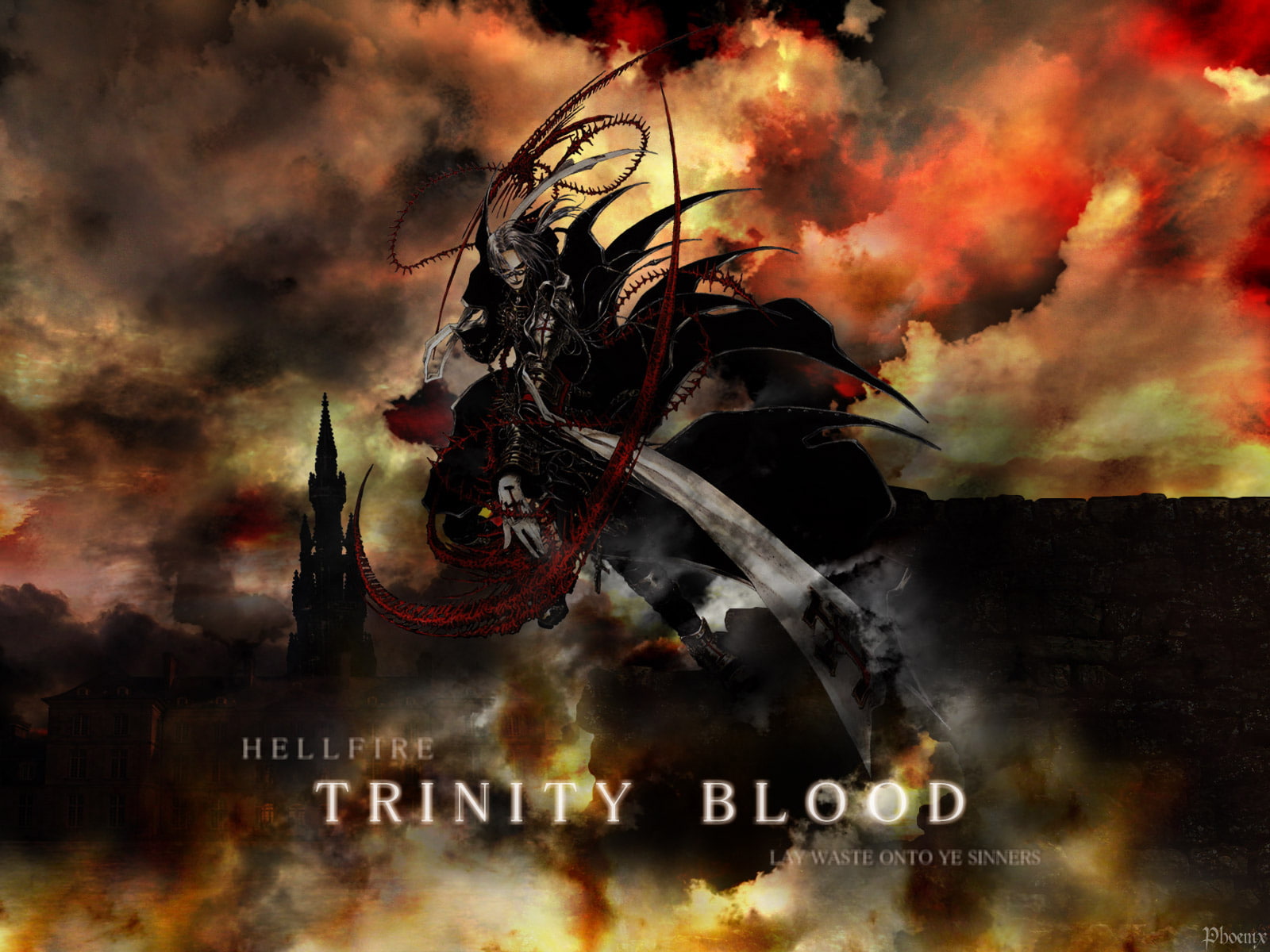trinity, 720P, blood, HD Wallpaper
