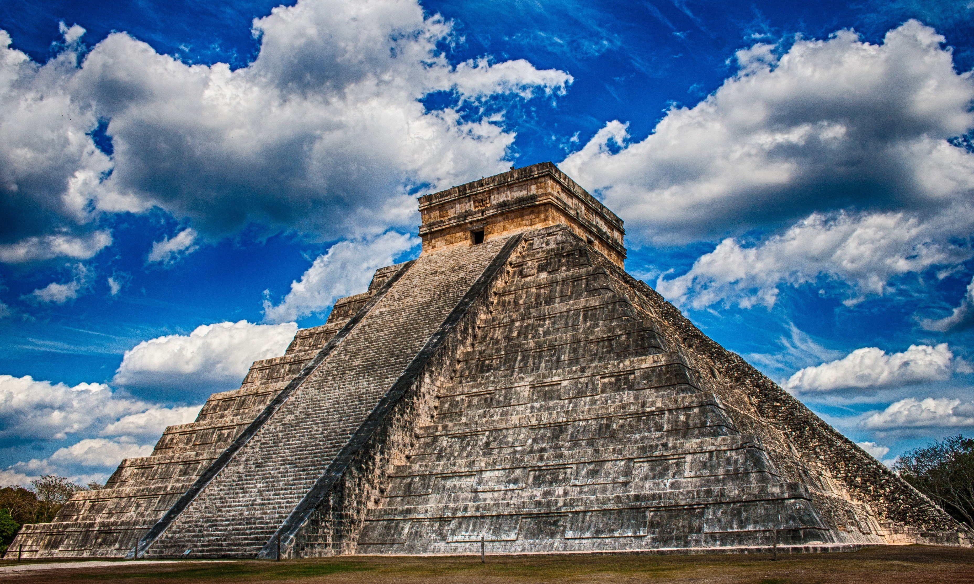 Temple, 2K, maya civilization, Mexico, HD Wallpaper