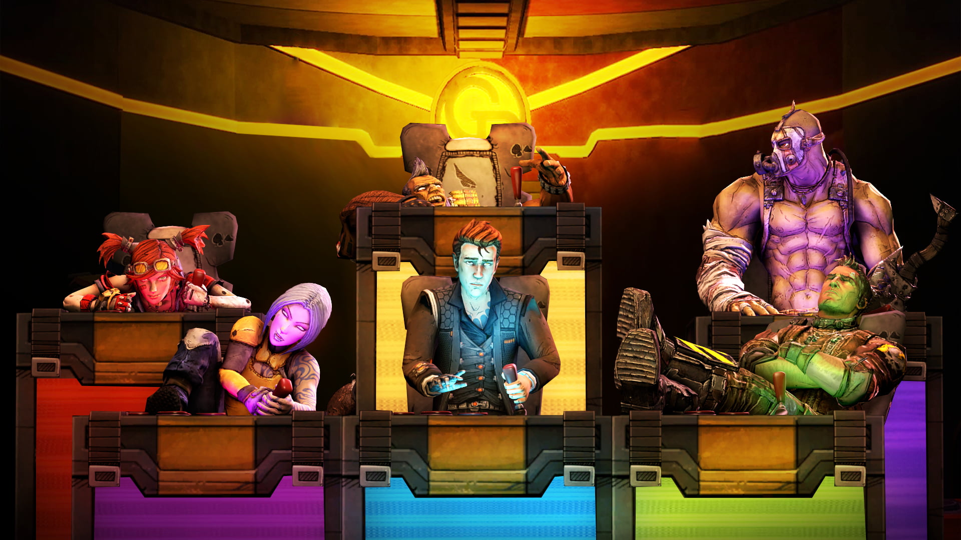 Gaige (Borderlands), Maya (Borderlands), Salvador (Borderlands), Handsome Jack, 1080P, Krieg (Borderlands), Axton (Borderlands), Borderlands 2, Borderlands, HD Wallpaper