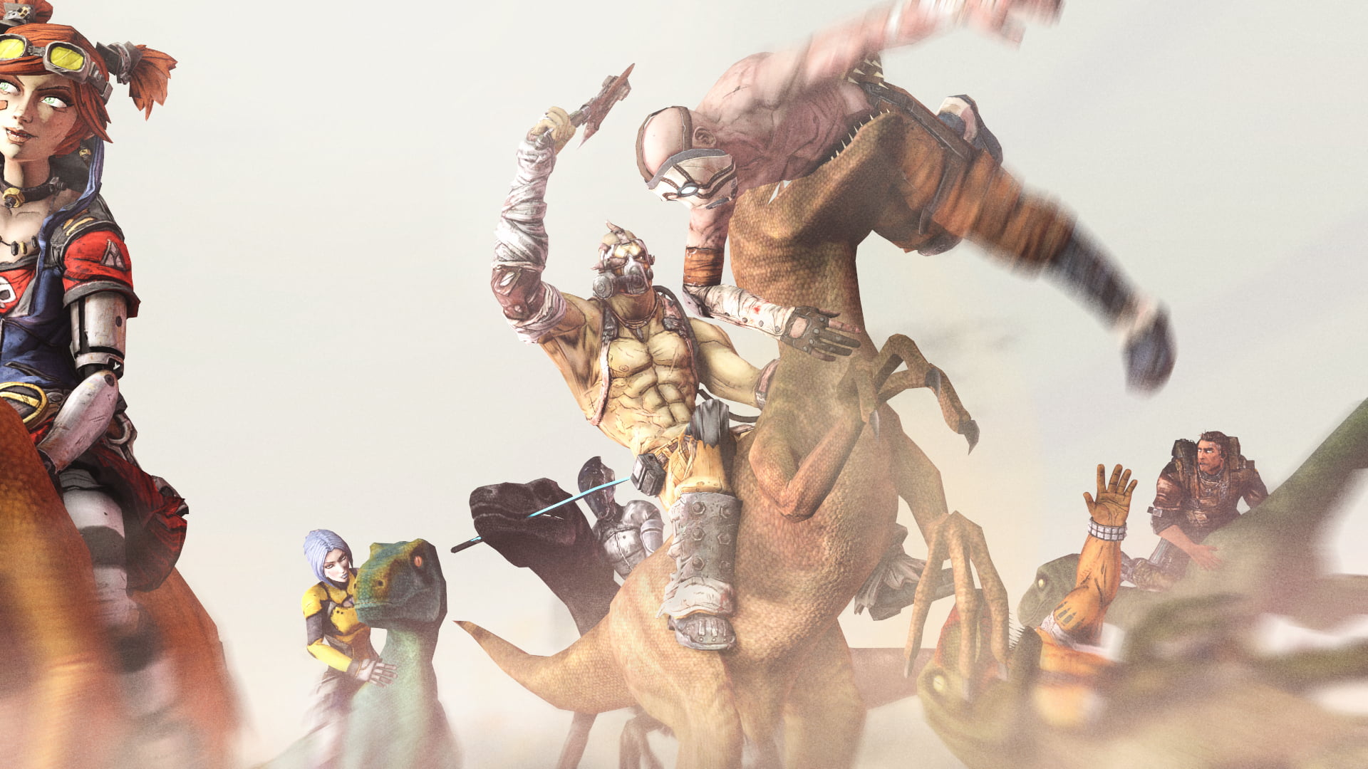 1080P, Maya (Borderlands), Axton (Borderlands), Psycho (Borderlands), Salvador (Borderlands), Borderlands 2, Krieg (Borderlands), Borderlands, Gaige (Borderlands, HD Wallpaper