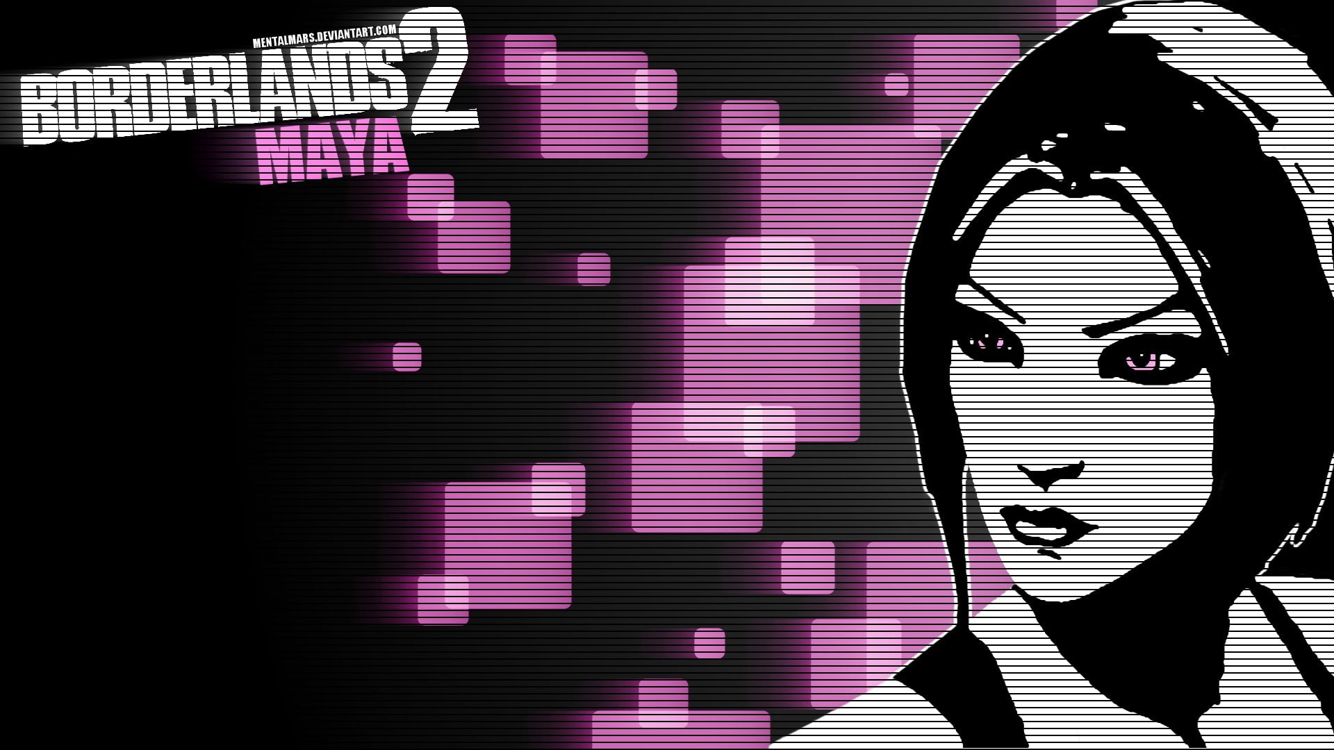 1080P, Vault Hunters, Maya (Borderlands), Borderlands 2, Siren, video games, HD Wallpaper