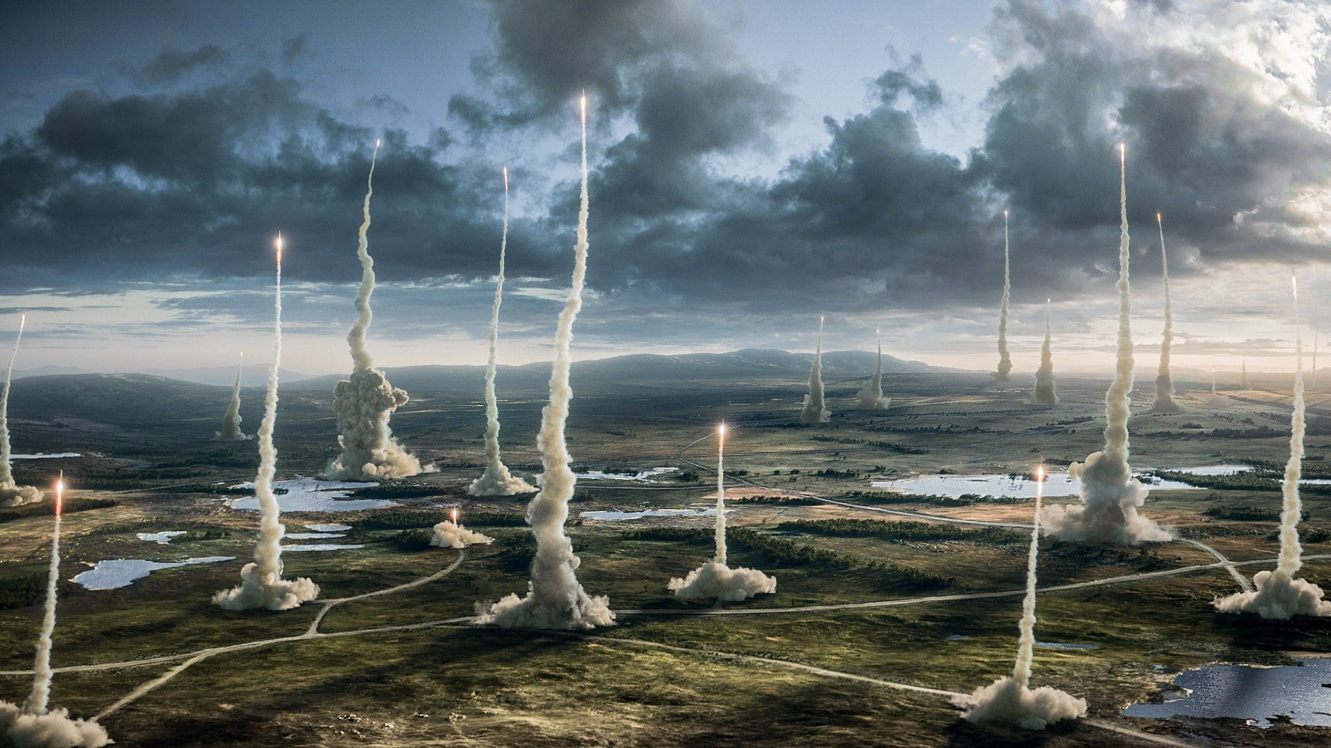 1080P, rocket, x-men: apocalypse, landscape, HD Wallpaper
