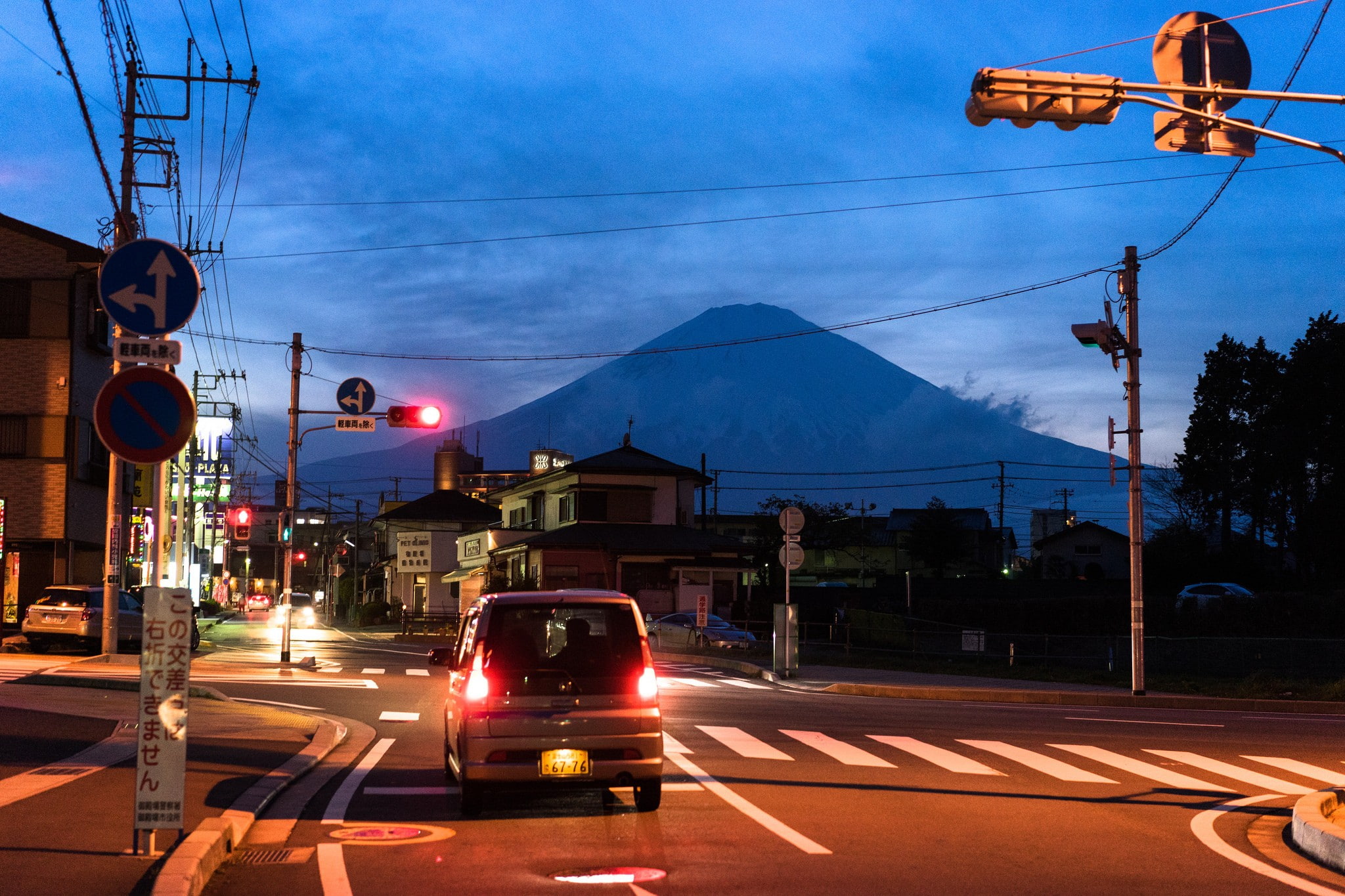 traffic, 1080P, Asia, night, car, urban, street, cityscape, Japan, HD Wallpaper