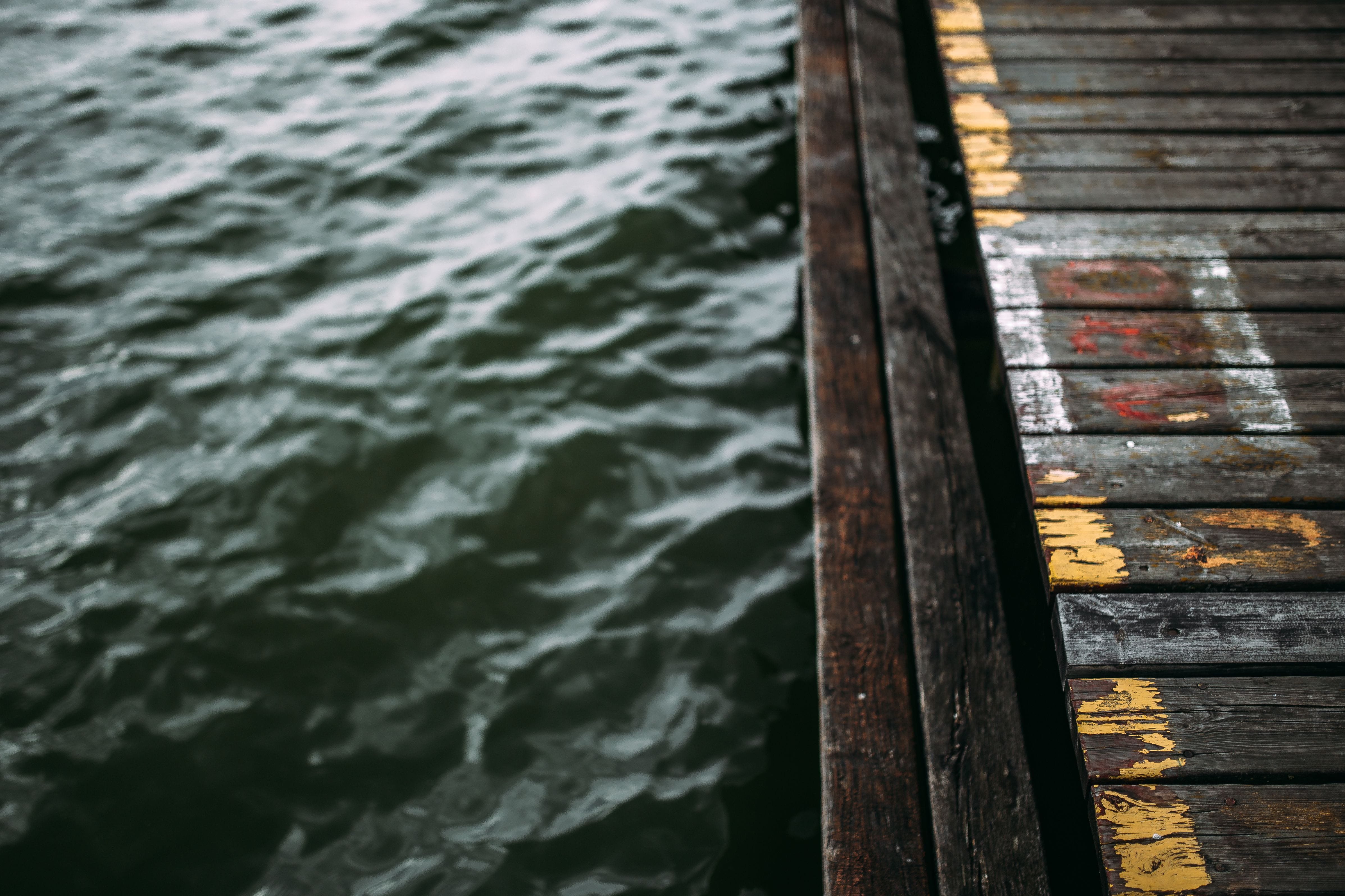 built structure, focus on foreground, water, nature, vintage, flowing water, 4K, metal, architecture, lake, railing, wood - material, no people, summer, HD Wallpaper