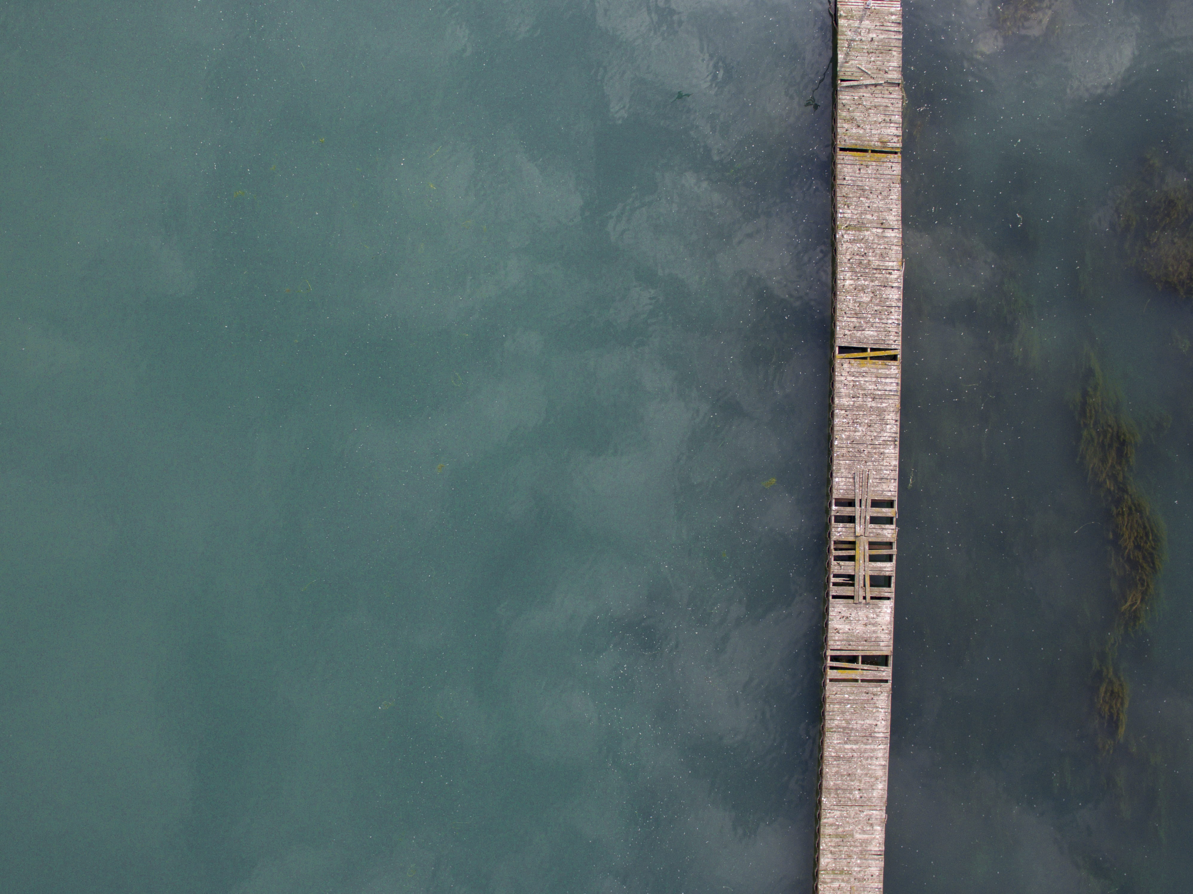 tranquility, nature, renewable energy, texture, no people, pier, reflection, lake, river, concrete, outdoors, high angle view, water, fuel and power generation, HD Wallpaper