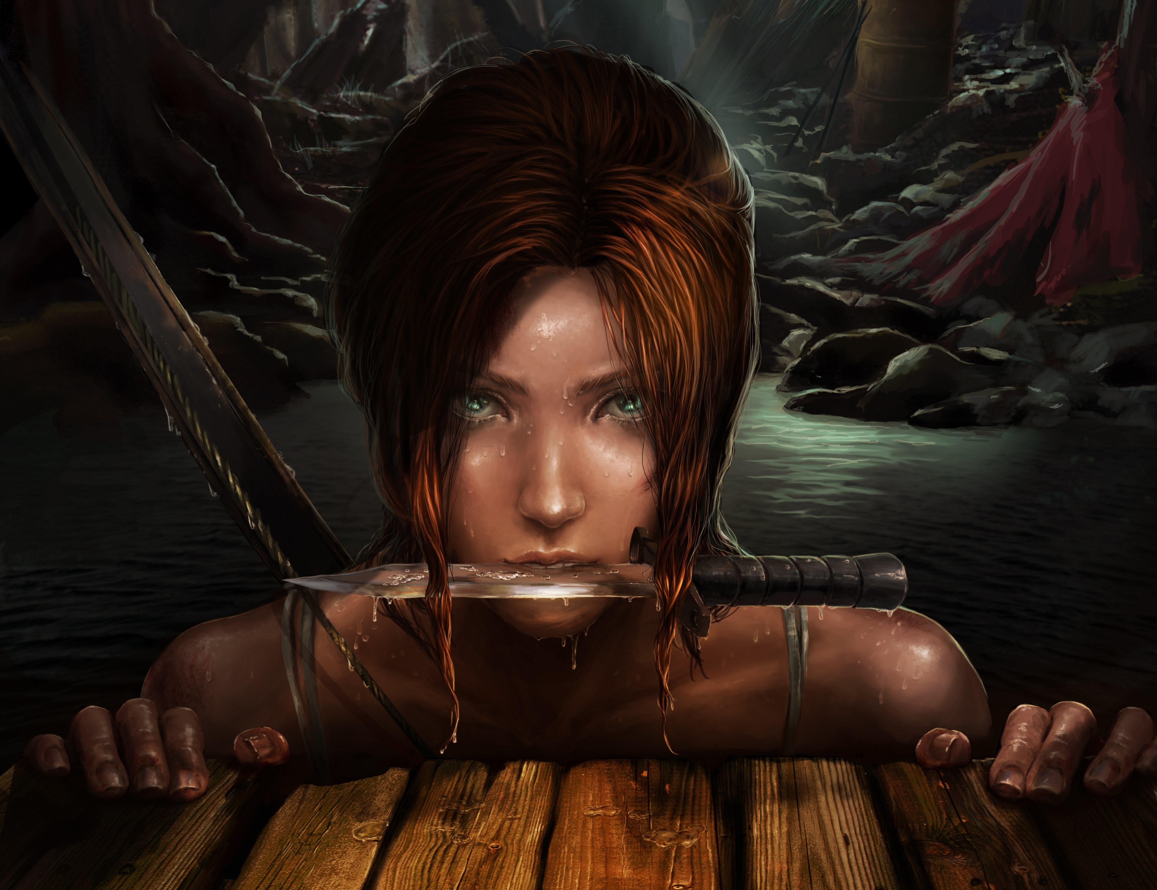 4K, Tomb Raider, Lara Croft, video games, HD Wallpaper