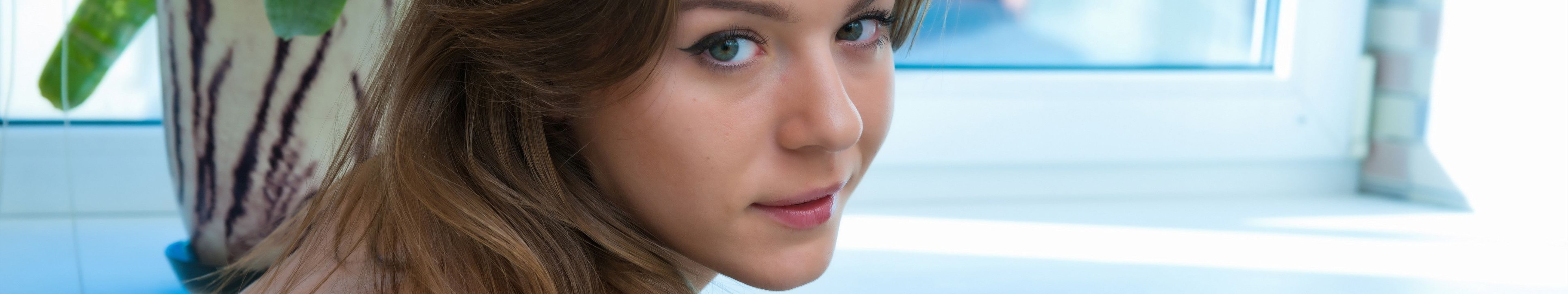 5K, women, eyefinity, HD Wallpaper
