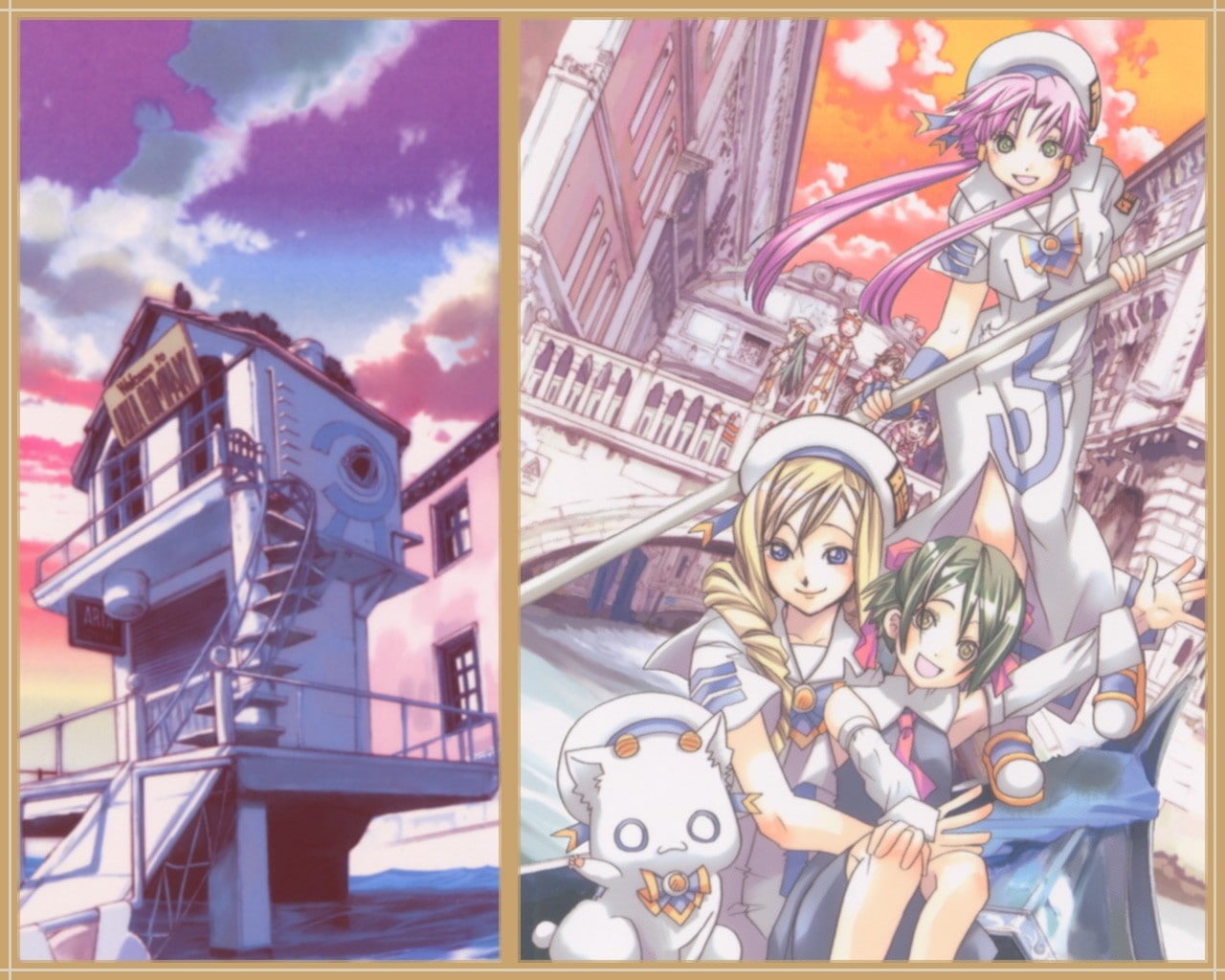 athena, aika, Ferrari, 720P, glory, aria, anime, alice, mizunashi, akari, Akira, florence, manga, carroll, alicia, hd, art, HD Wallpaper