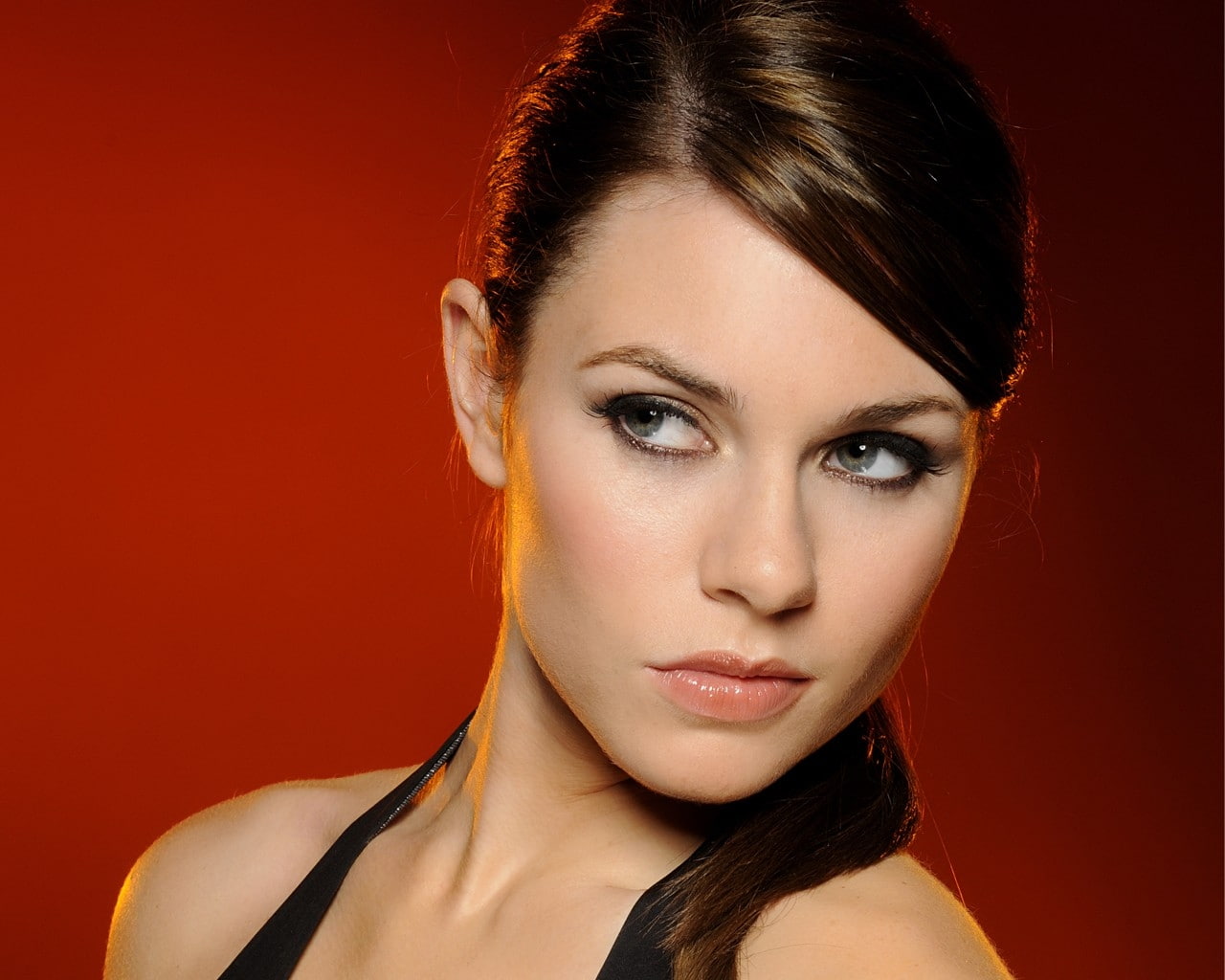 games, eyes, x, eyebrows, carroll, brunettes, tomb, video, art, 720P, croft, raider, hd, alison, women, lara, HD Wallpaper