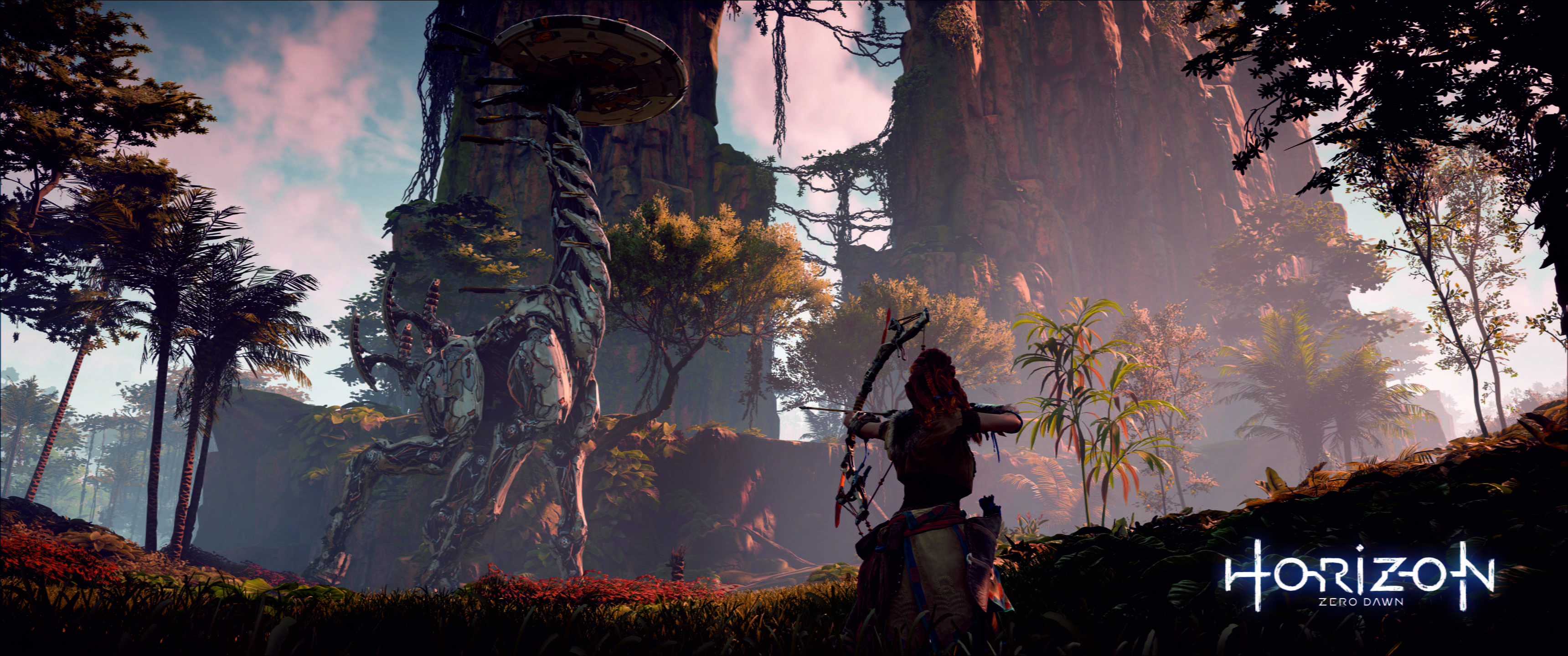 2K, ultra-wide, video game art, Horizon: Zero Dawn, Aloy (Horizon: Zero Dawn), HD Wallpaper