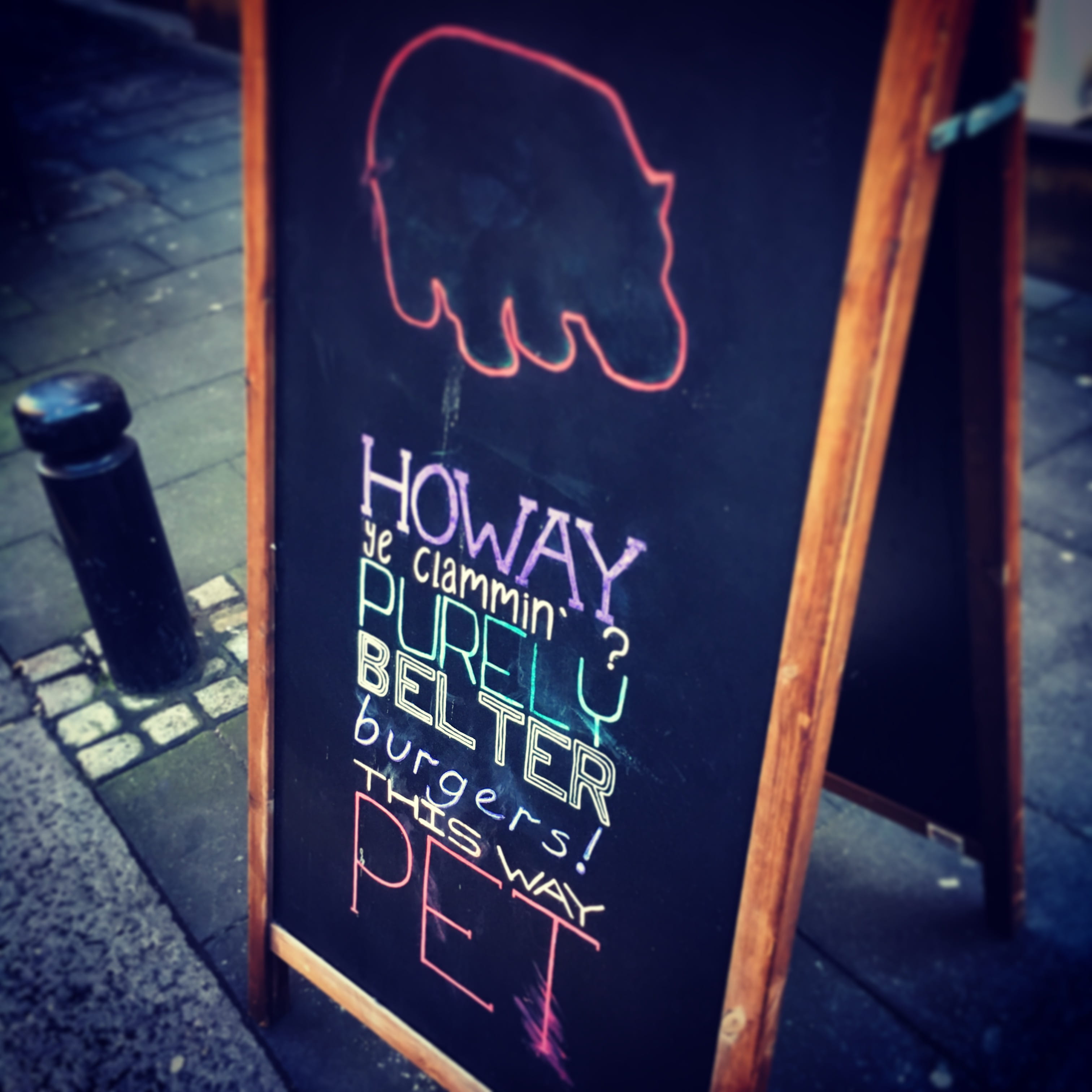 food and drink, information, burgers, handwriting, day, geordie, newcastle upon tyne, illuminated, board, no people, western script, communication, close-up, Phone HD Wallpaper