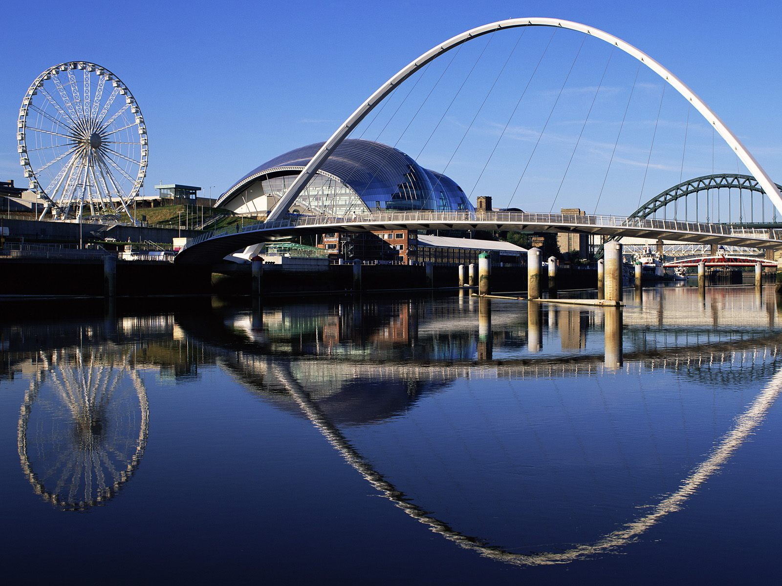 england, millennium, bridge, hd, world, travel, 720P, travel and world, gateshead, HD Wallpaper