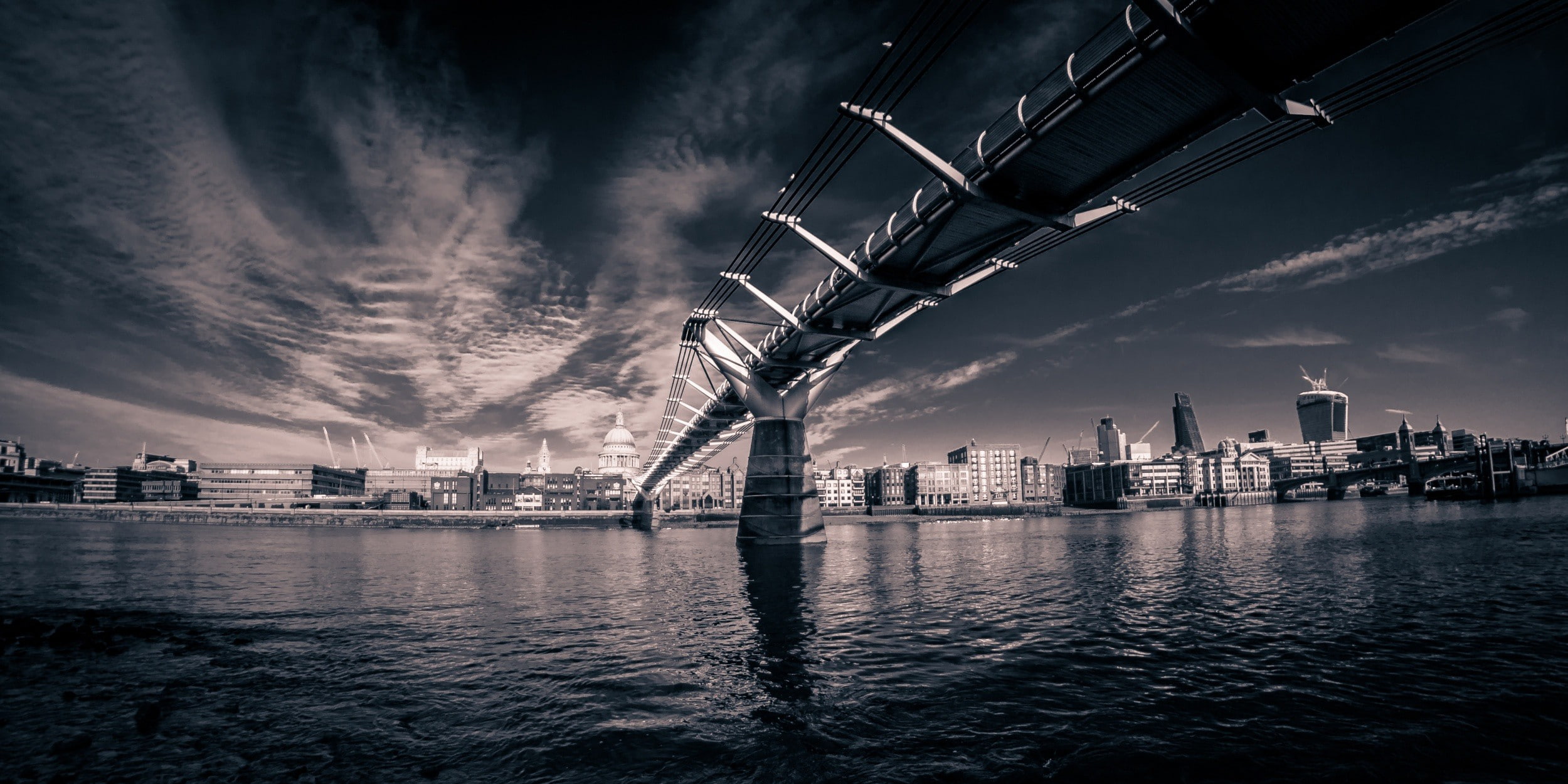 millenium, Best s, London, Millenium Bridge, Thames, bridge, 1080P, s, HD Wallpaper